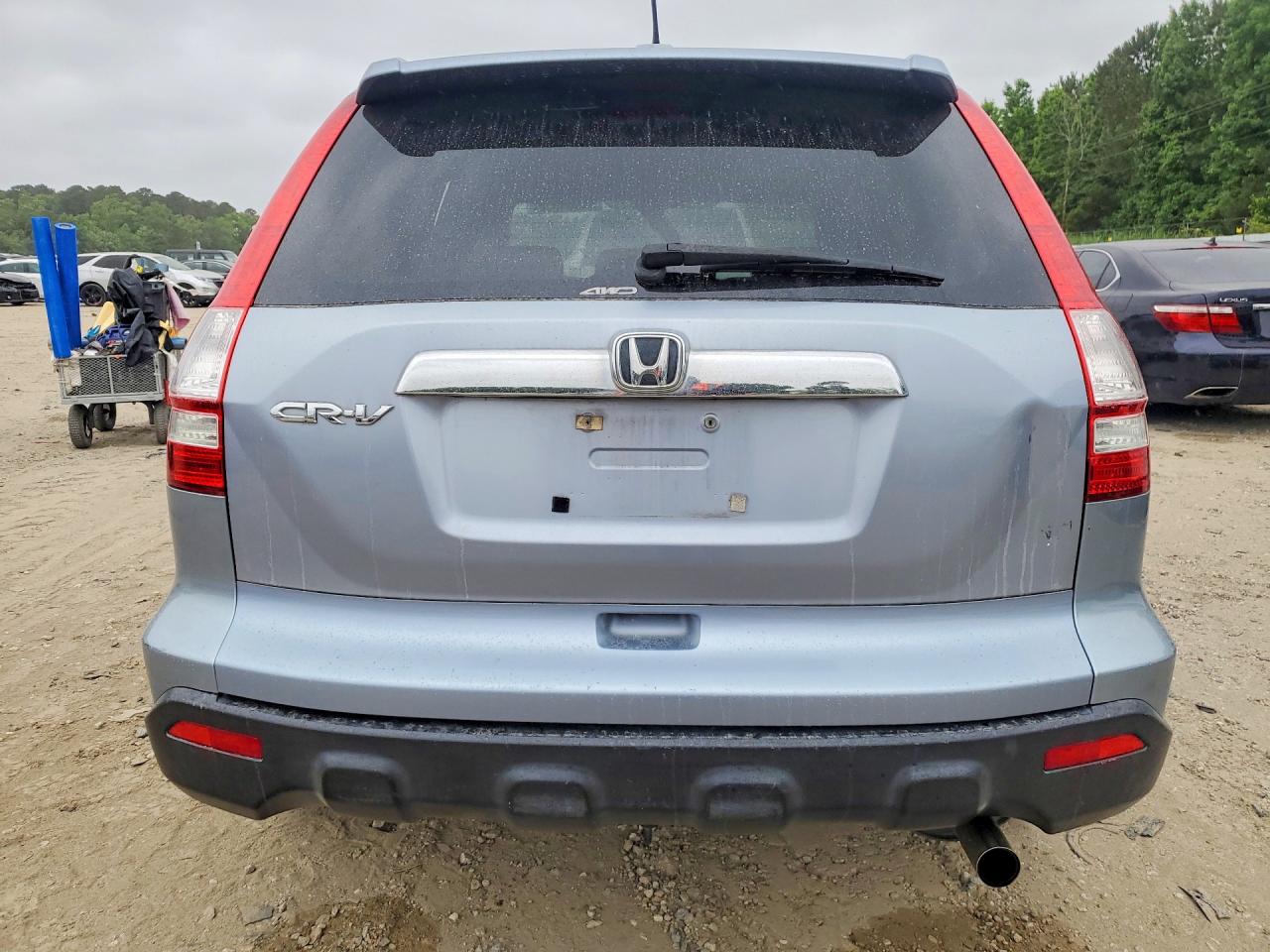 2009 Honda Cr-v Ex Blue vin: 5J6RE48519L045213