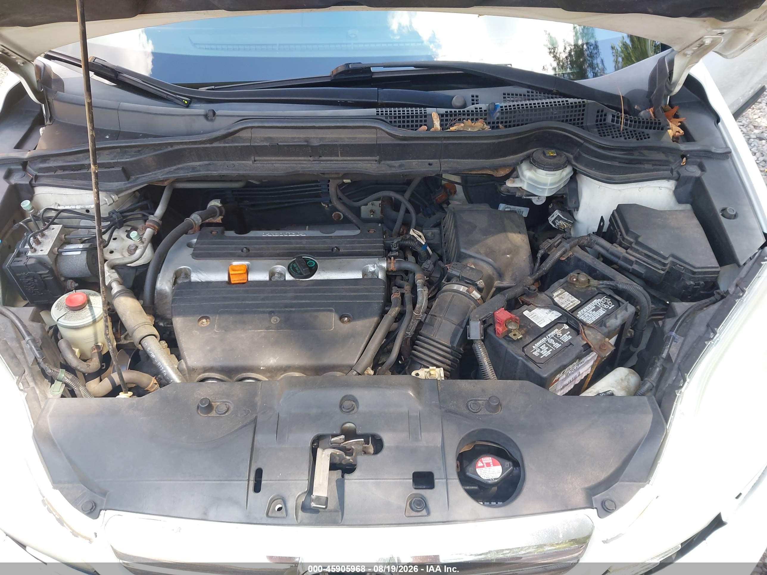 2009 Honda Cr-v Ex White vin: 5J6RE48519L047513