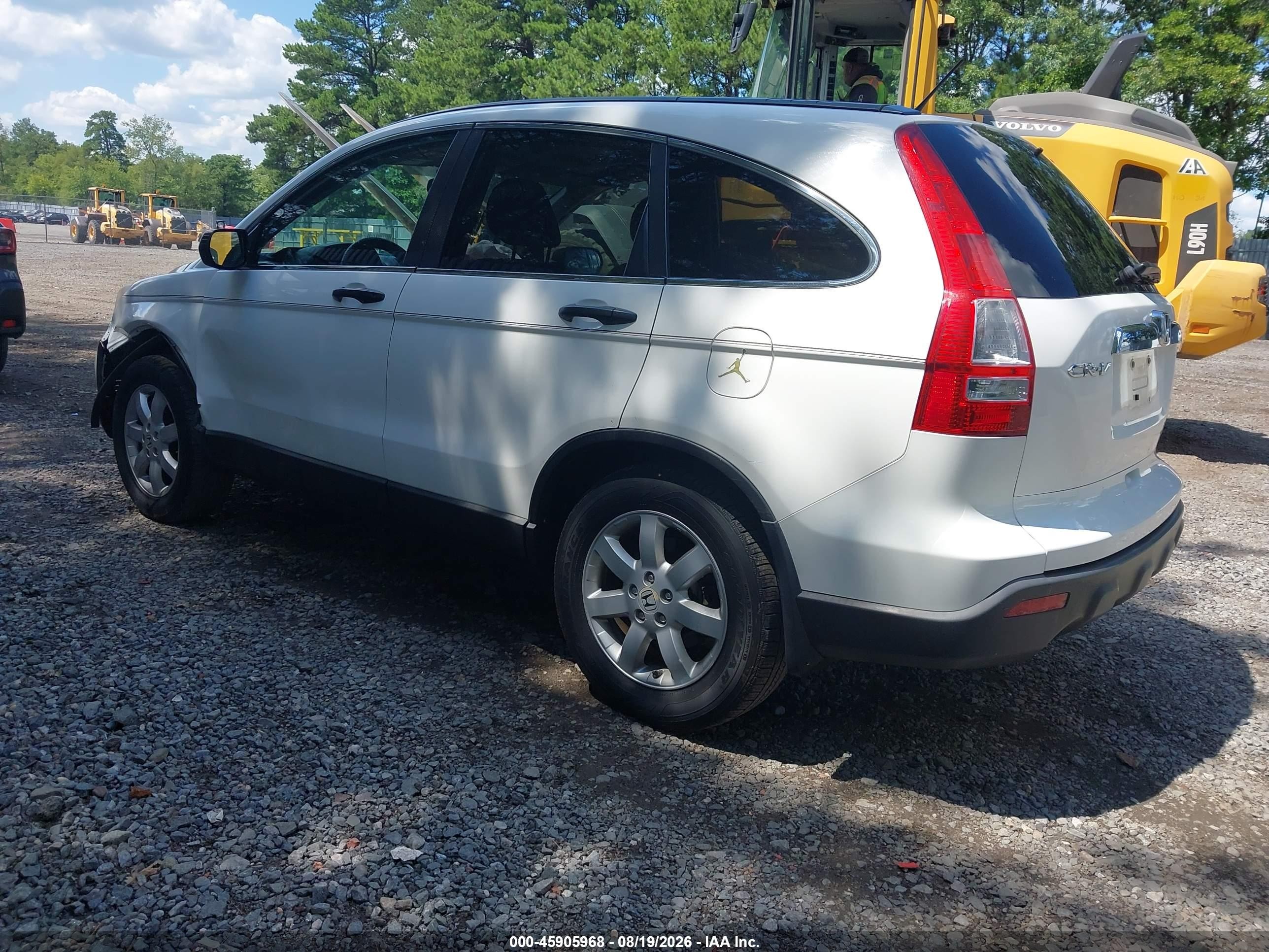 2009 Honda Cr-v Ex White vin: 5J6RE48519L047513