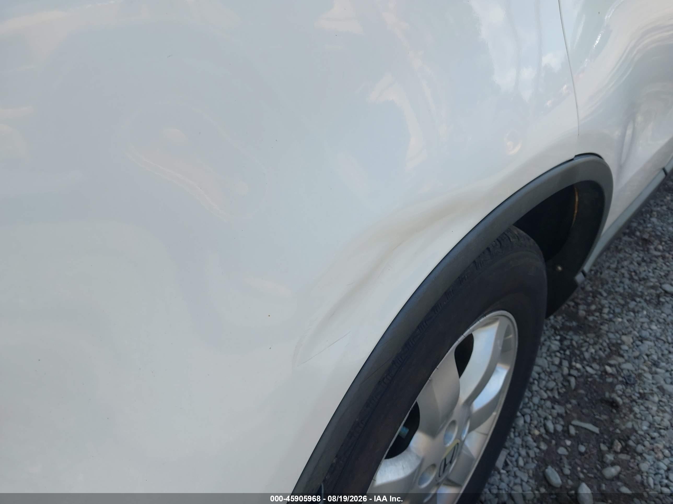 2009 Honda Cr-v Ex White vin: 5J6RE48519L047513