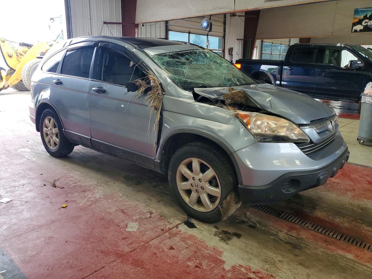 2009 Honda Cr-v Ex Blue vin: 5J6RE48519L067258