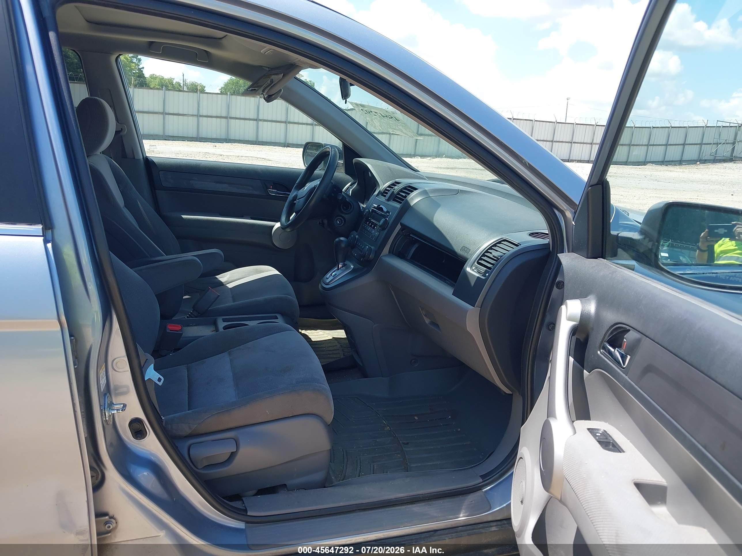 2007 Honda Cr-v Ex Gray vin: 5J6RE48527L005865