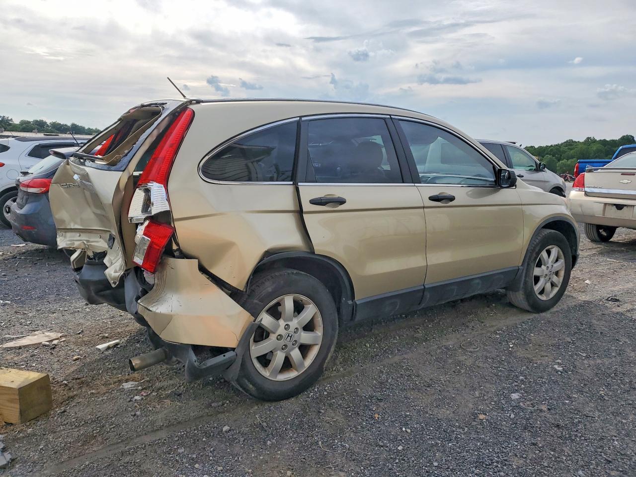 2007 Honda Cr-v Ex Желто-коричневый vin: 5J6RE48527L016896