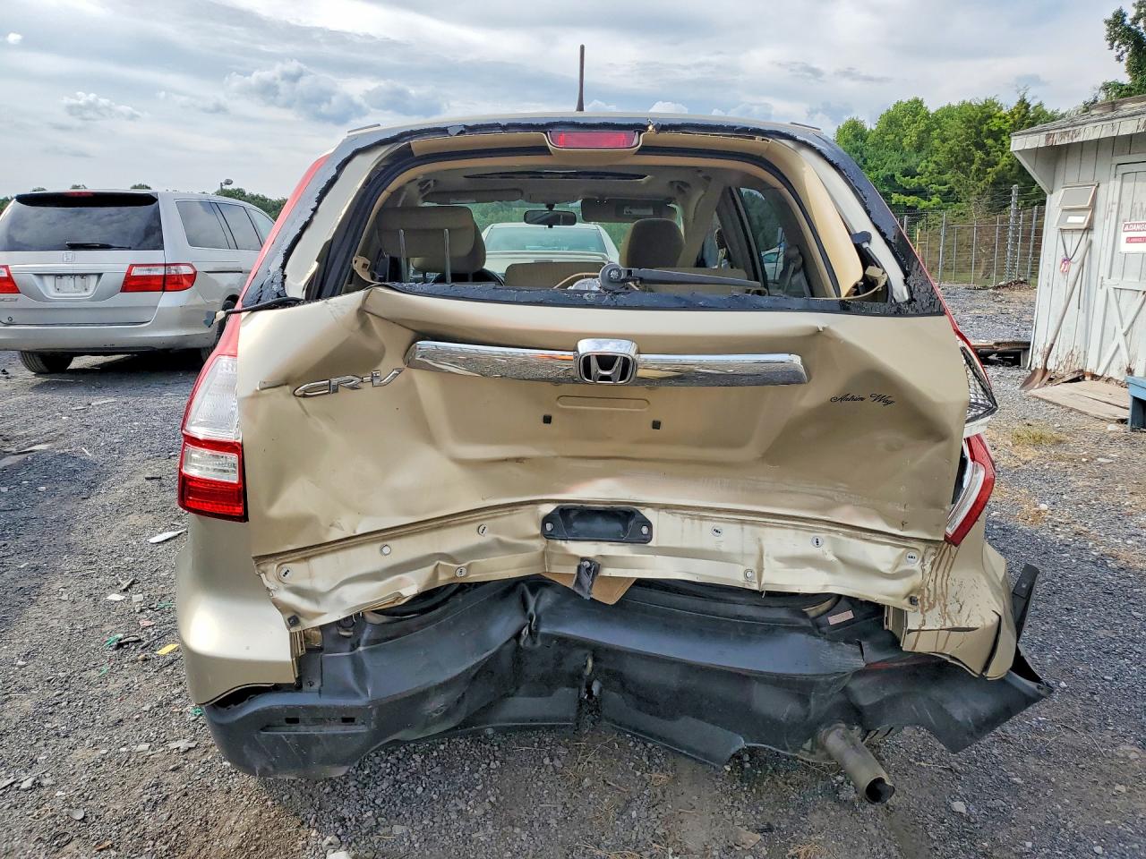 2007 Honda Cr-v Ex Желто-коричневый vin: 5J6RE48527L016896