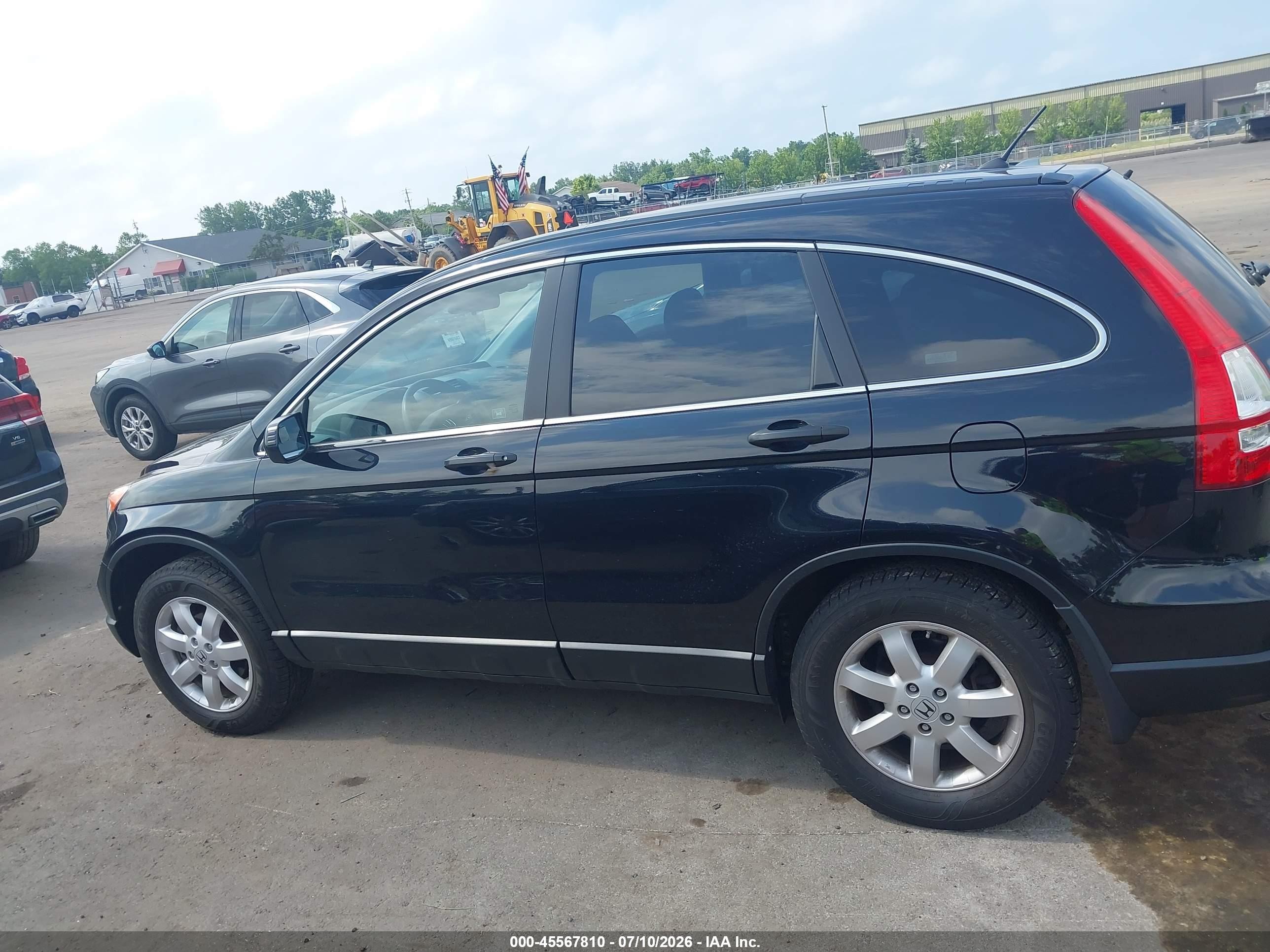 2007 Honda Cr-v Ex Black vin: 5J6RE48527L018552