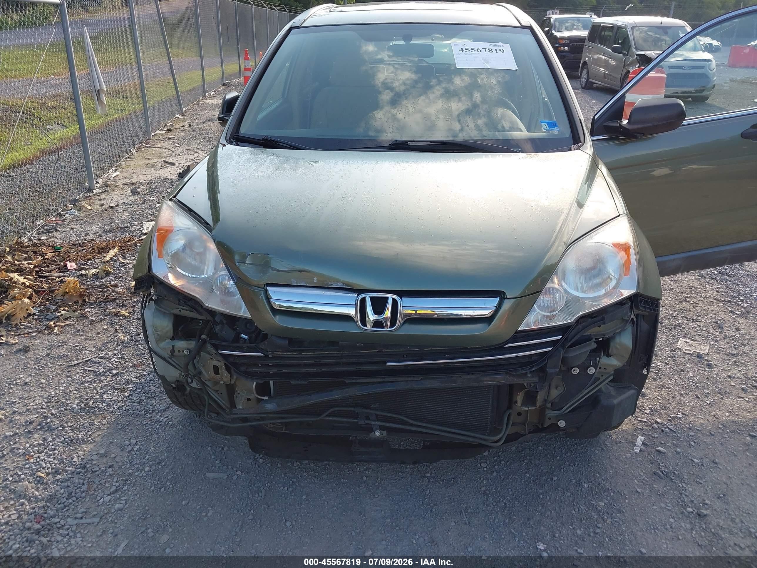 2008 Honda Cr-v Ex Зеленый vin: 5J6RE48528L011229
