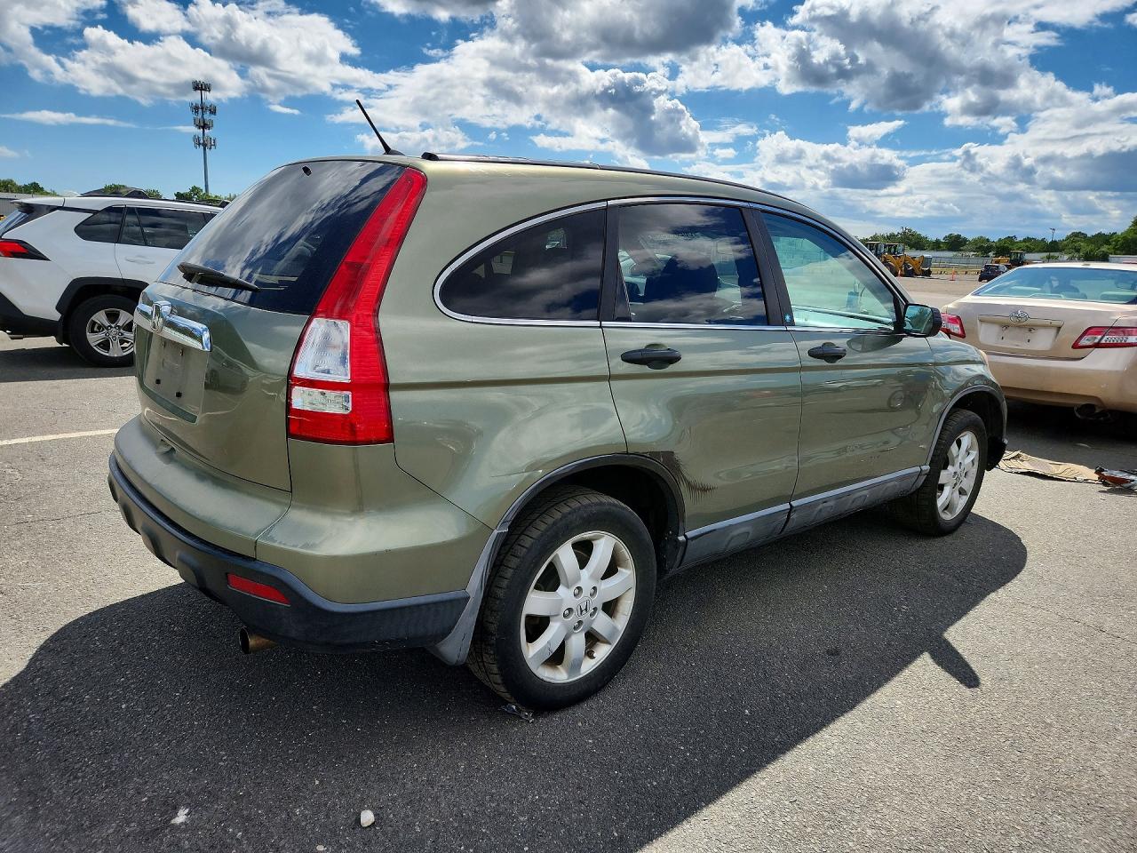 2008 Honda Cr-v Ex Зеленый vin: 5J6RE48528L015510