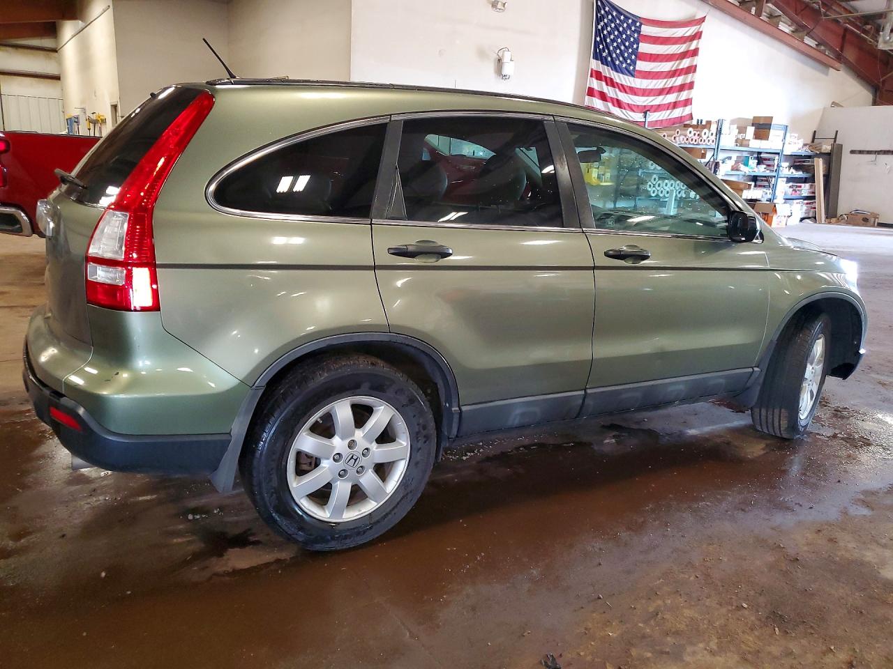 2008 Honda Cr-v Ex Green vin: 5J6RE48528L025647