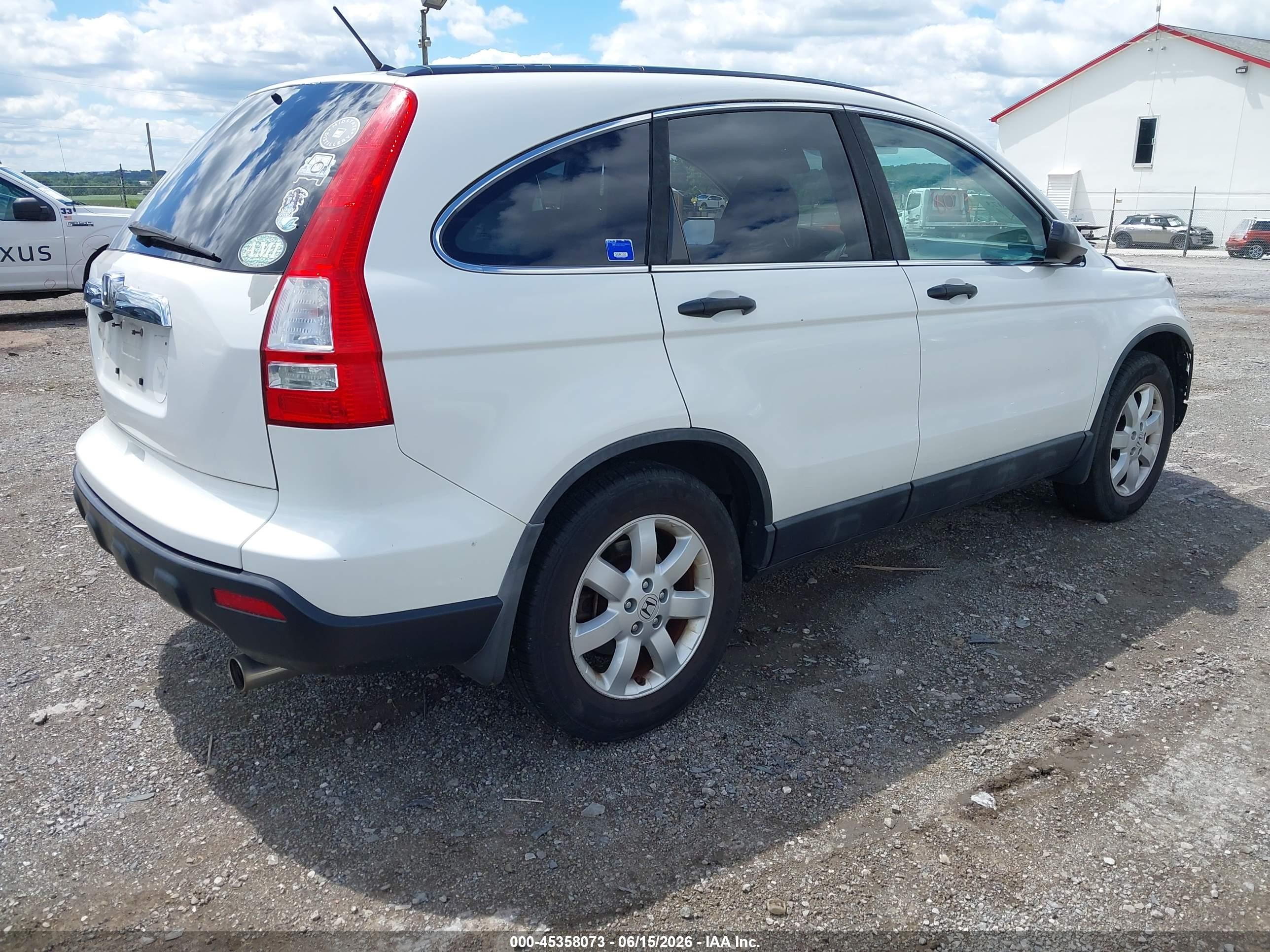 2008 Honda Cr-v Ex White vin: 5J6RE48528L028547