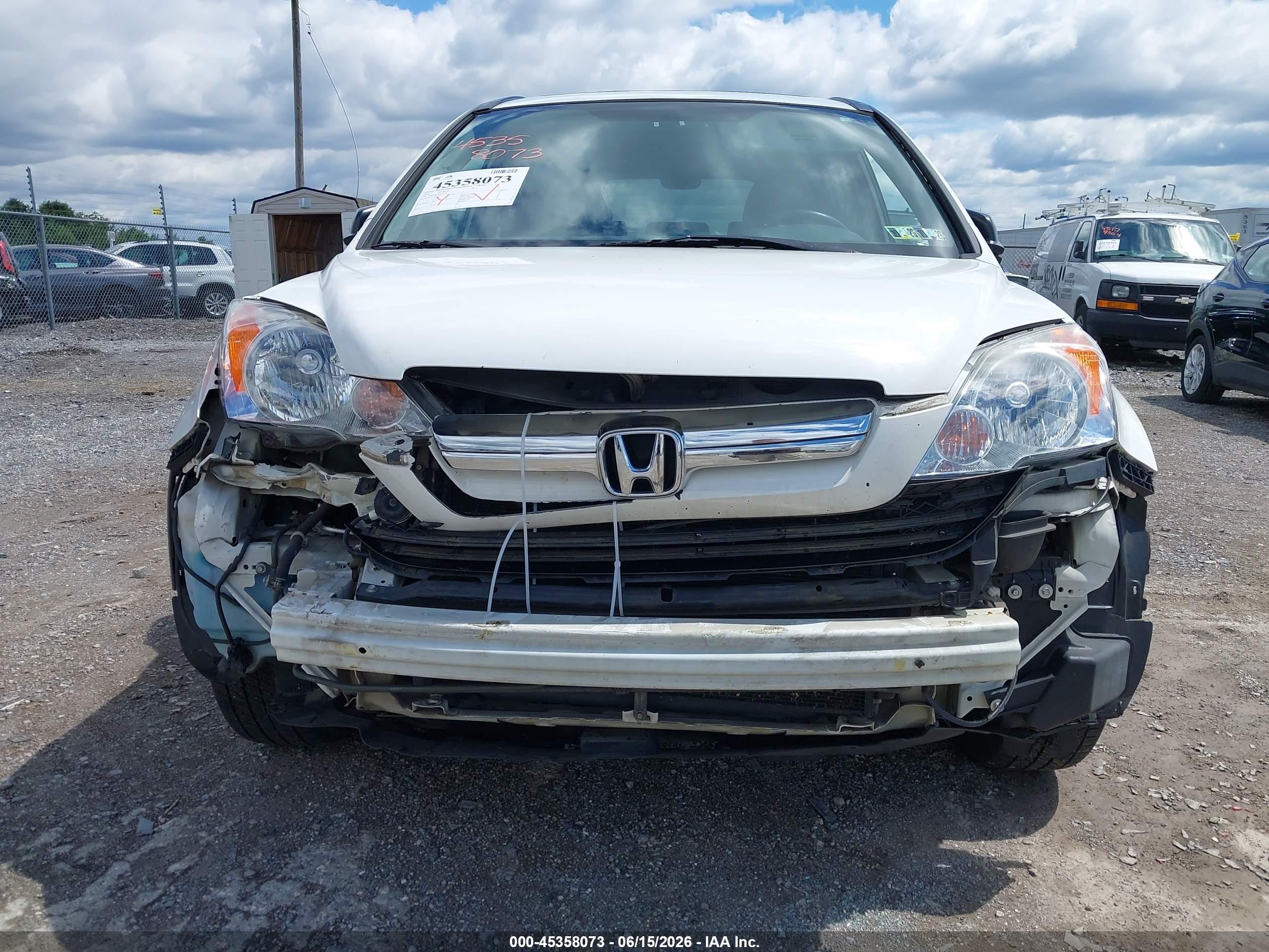 2008 Honda Cr-v Ex White vin: 5J6RE48528L028547