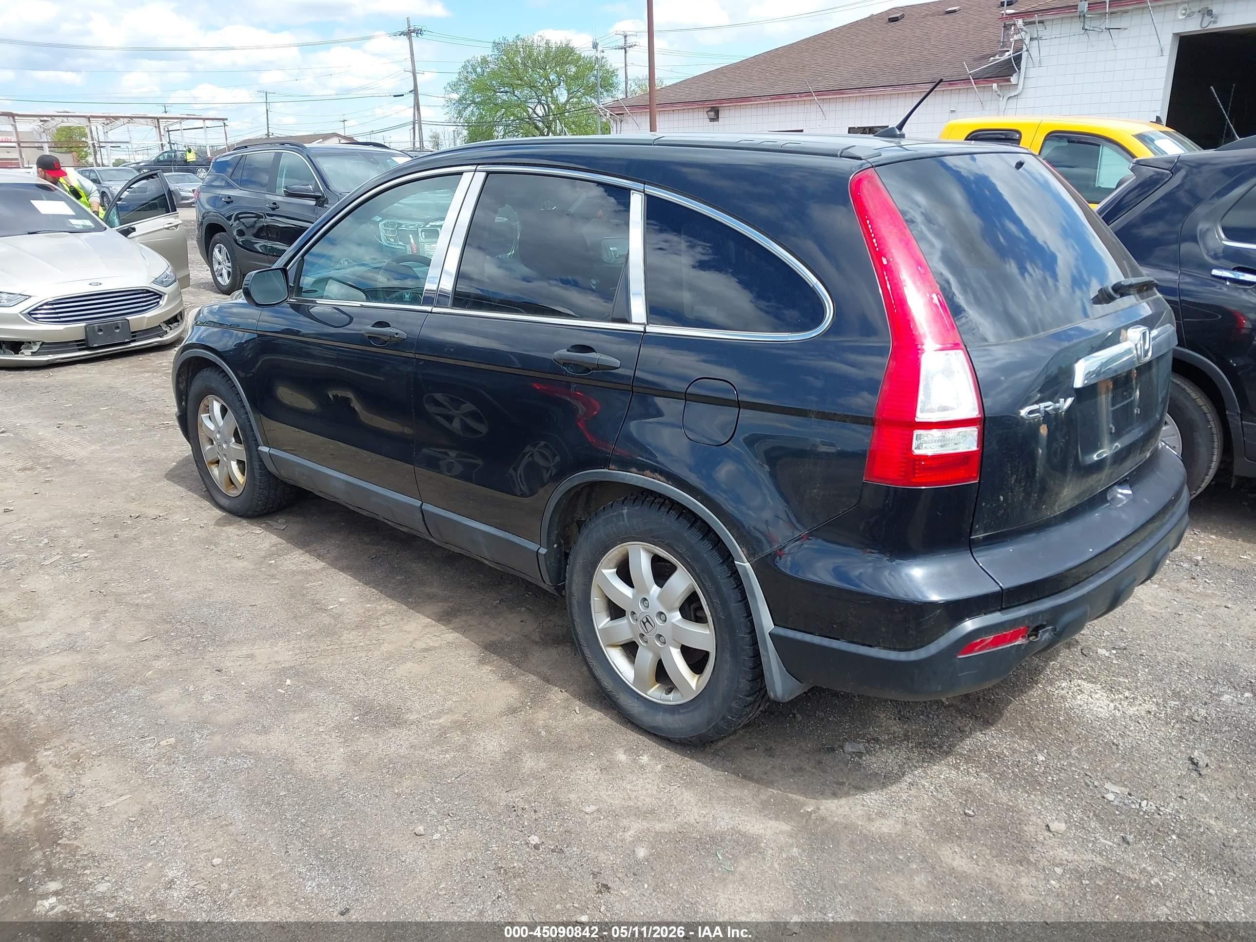 2008 Honda Cr-v Ex Black vin: 5J6RE48528L031058