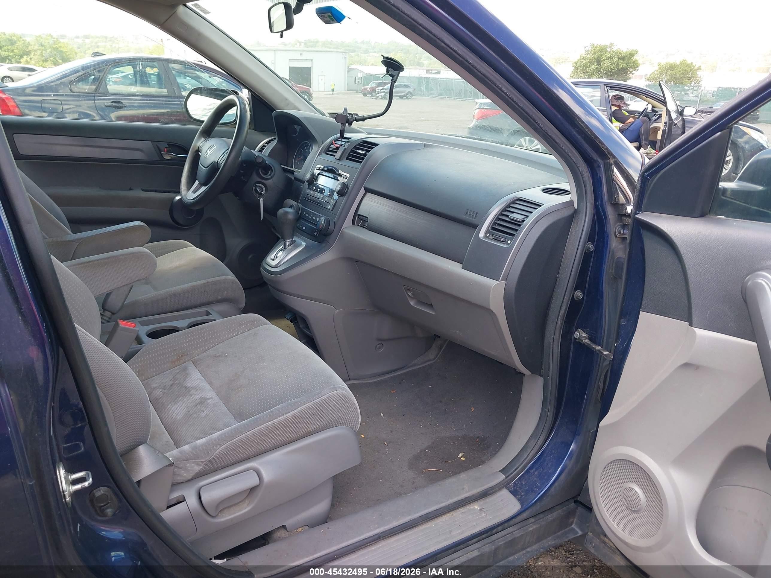 2008 Honda Cr-v Ex Dark Blue vin: 5J6RE48528L040651