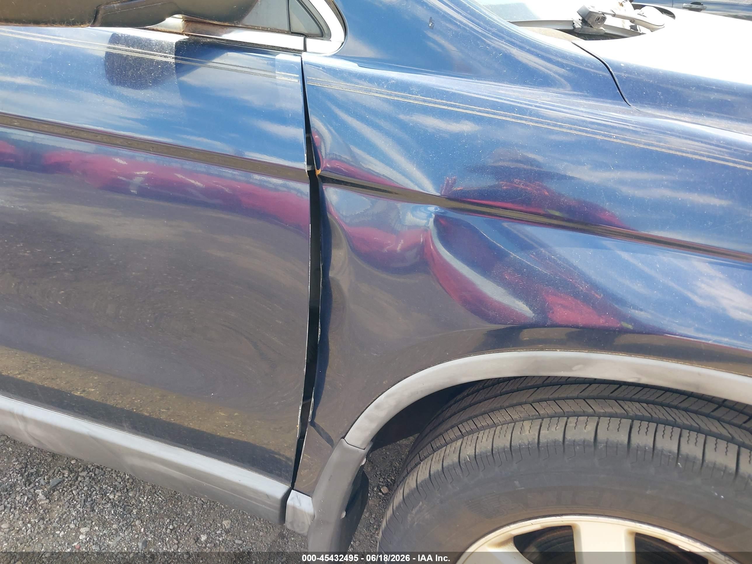 2008 Honda Cr-v Ex Dark Blue vin: 5J6RE48528L040651