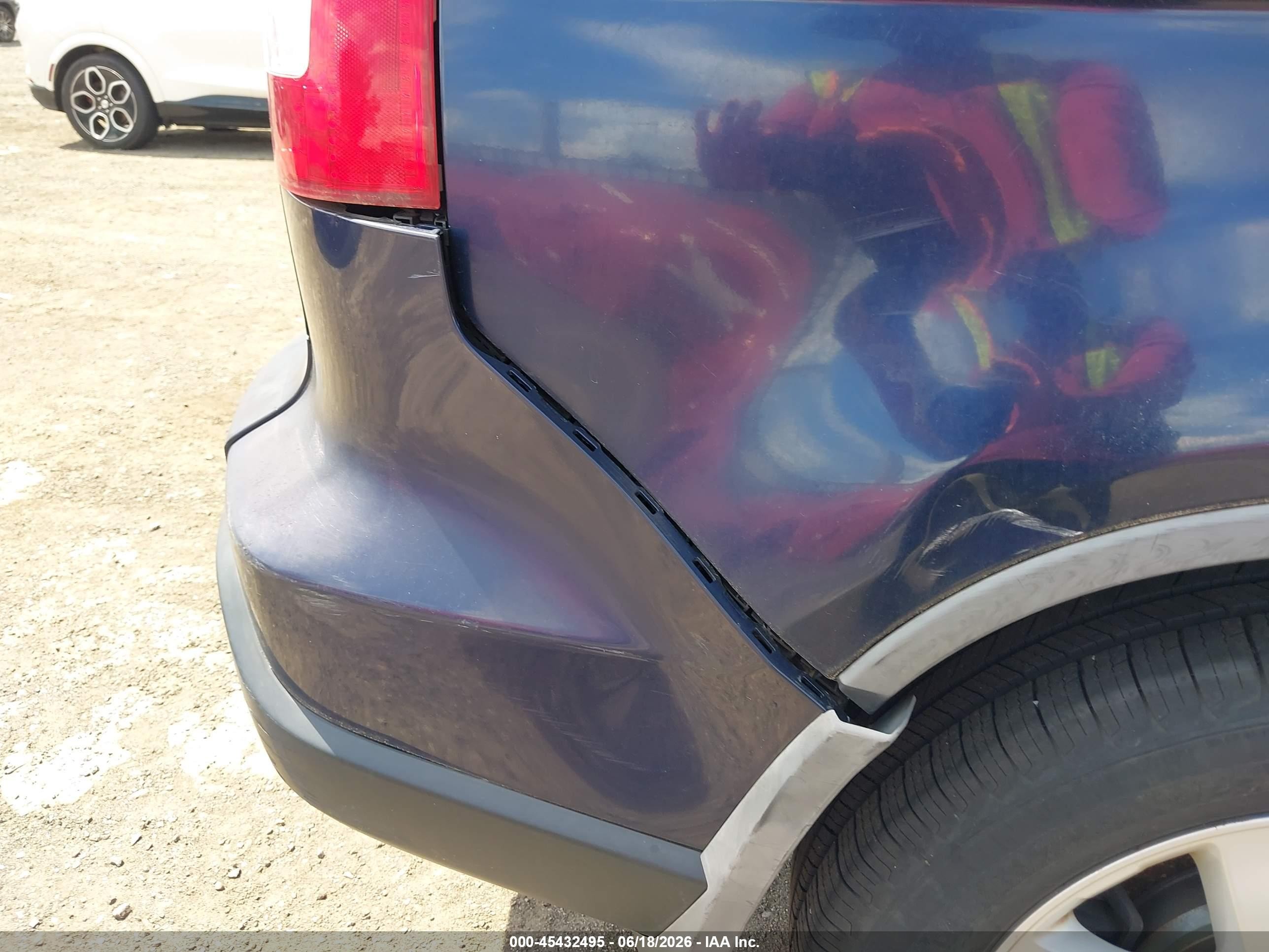 2008 Honda Cr-v Ex Dark Blue vin: 5J6RE48528L040651