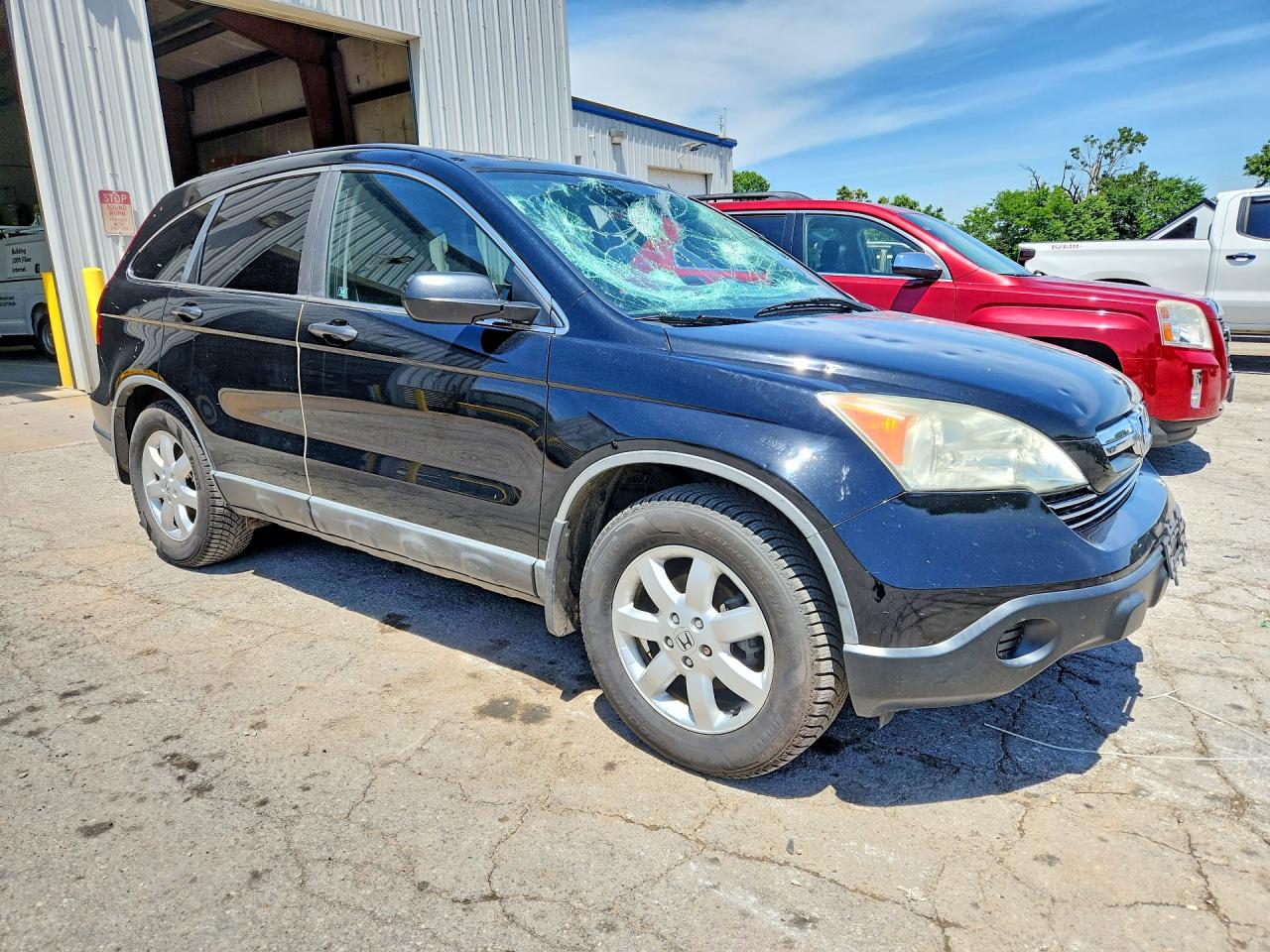 2009 Honda Cr-v Ex Black vin: 5J6RE48529L008204