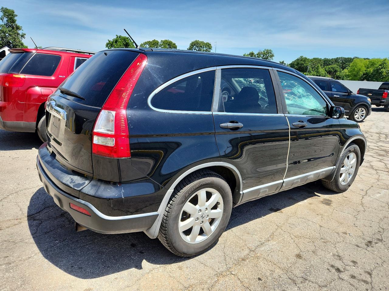 2009 Honda Cr-v Ex Black vin: 5J6RE48529L008204