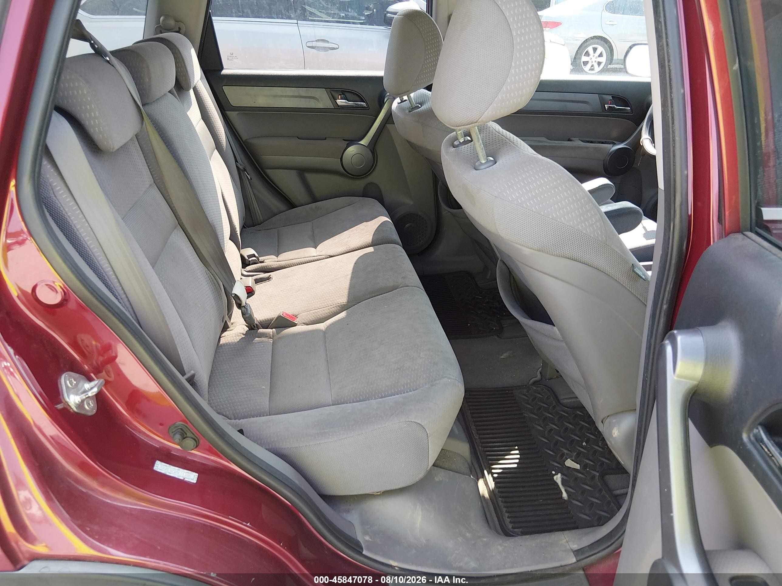 2009 Honda Cr-v Ex Burgundy vin: 5J6RE48529L013483