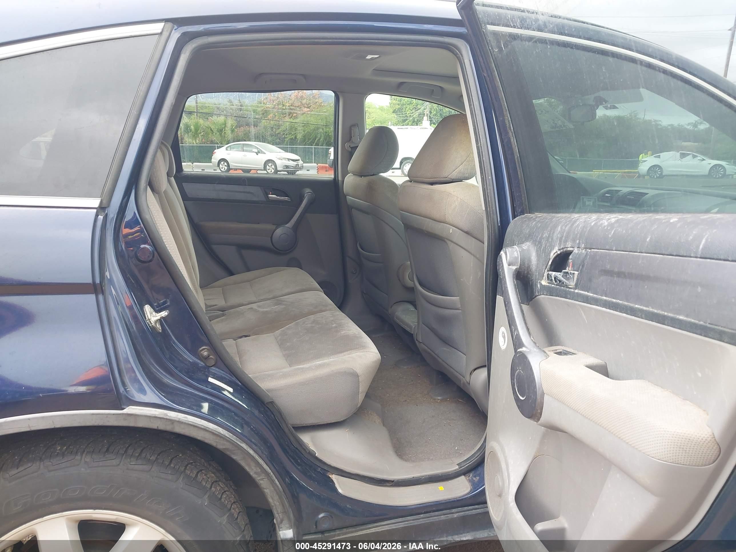 2009 Honda Cr-v Ex Blue vin: 5J6RE48529L016674