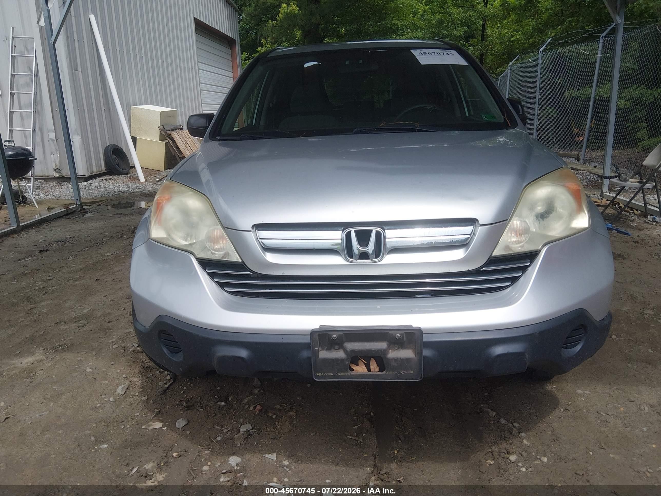 2009 Honda Cr-v Ex Silver vin: 5J6RE48529L024287