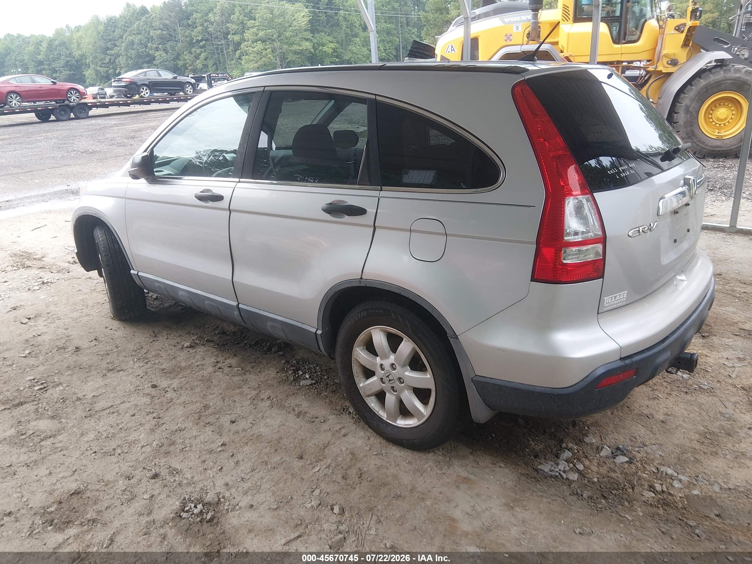 2009 Honda Cr-v Ex Silver vin: 5J6RE48529L024287