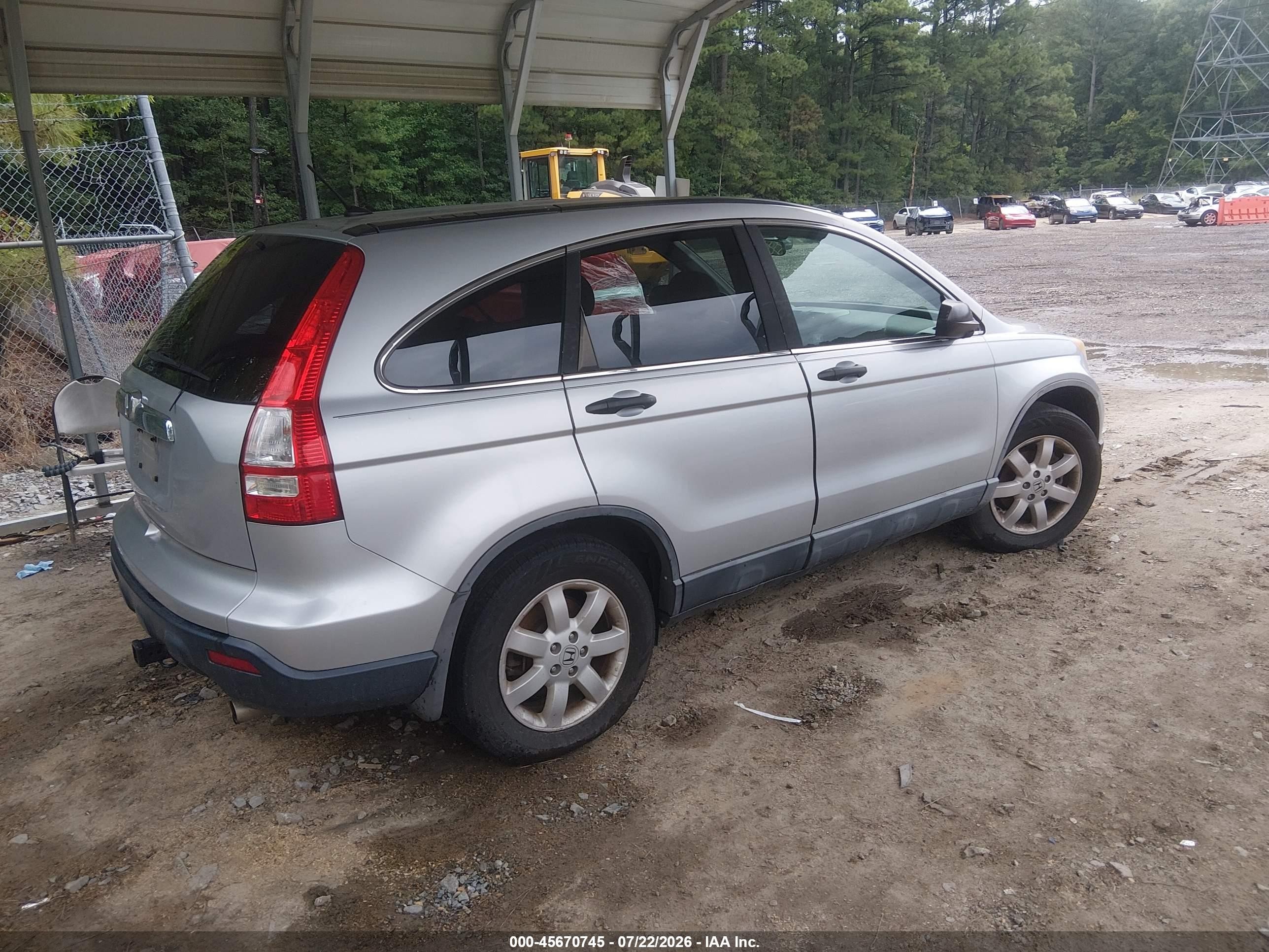 2009 Honda Cr-v Ex Silver vin: 5J6RE48529L024287