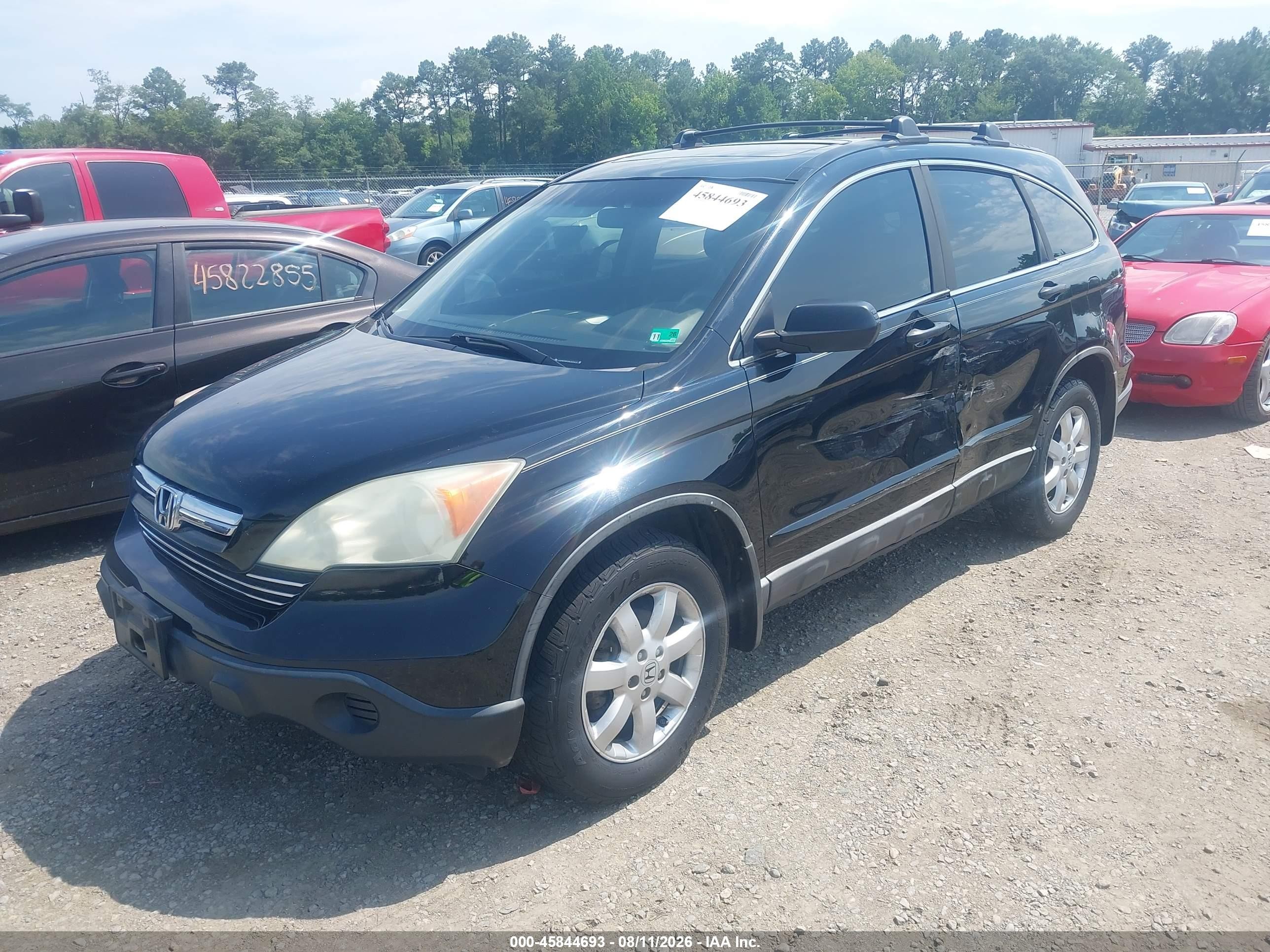 2009 Honda Cr-v Ex Черный vin: 5J6RE48529L025472