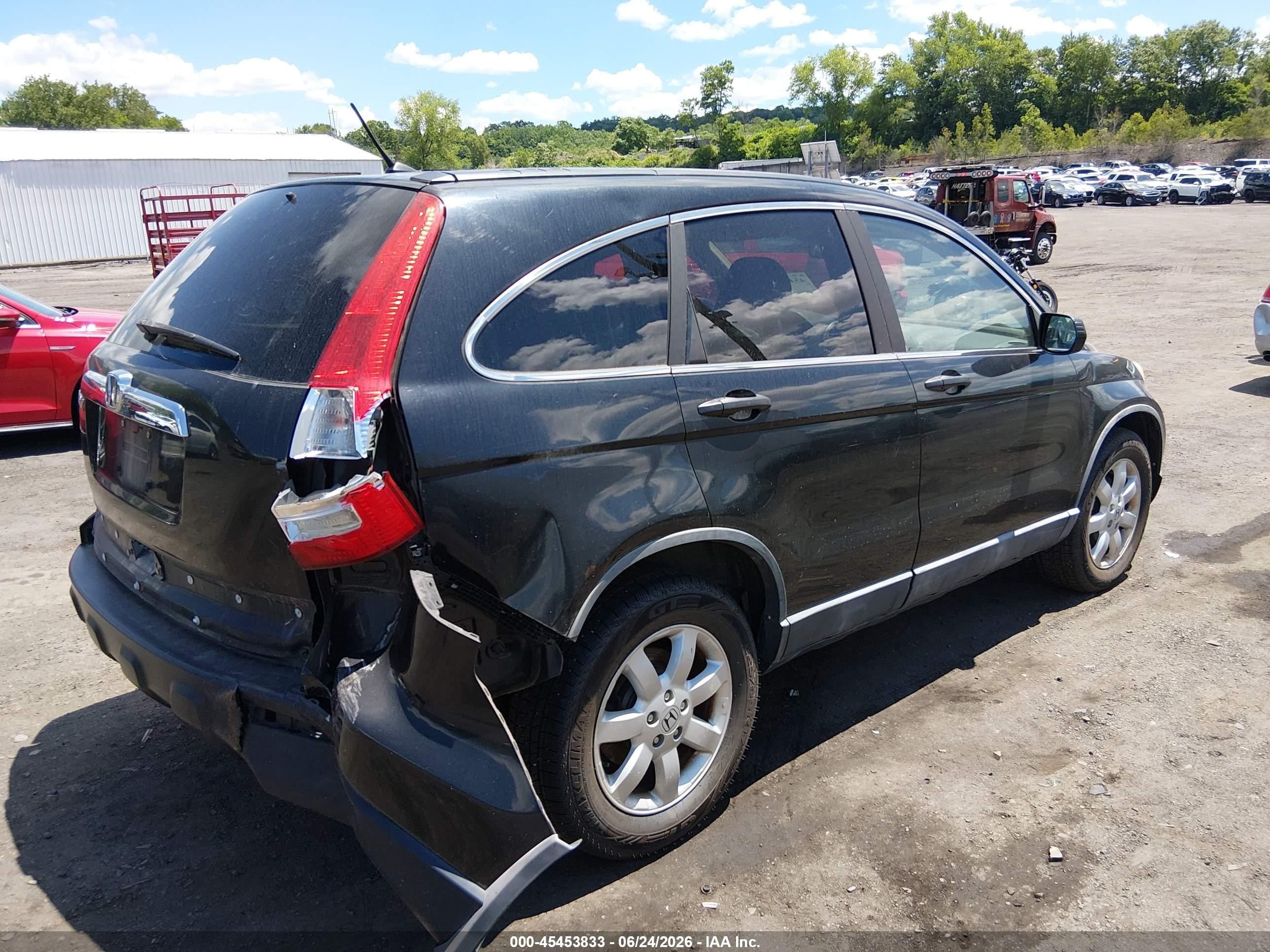 2009 Honda Cr-v Ex Black vin: 5J6RE48529L044538