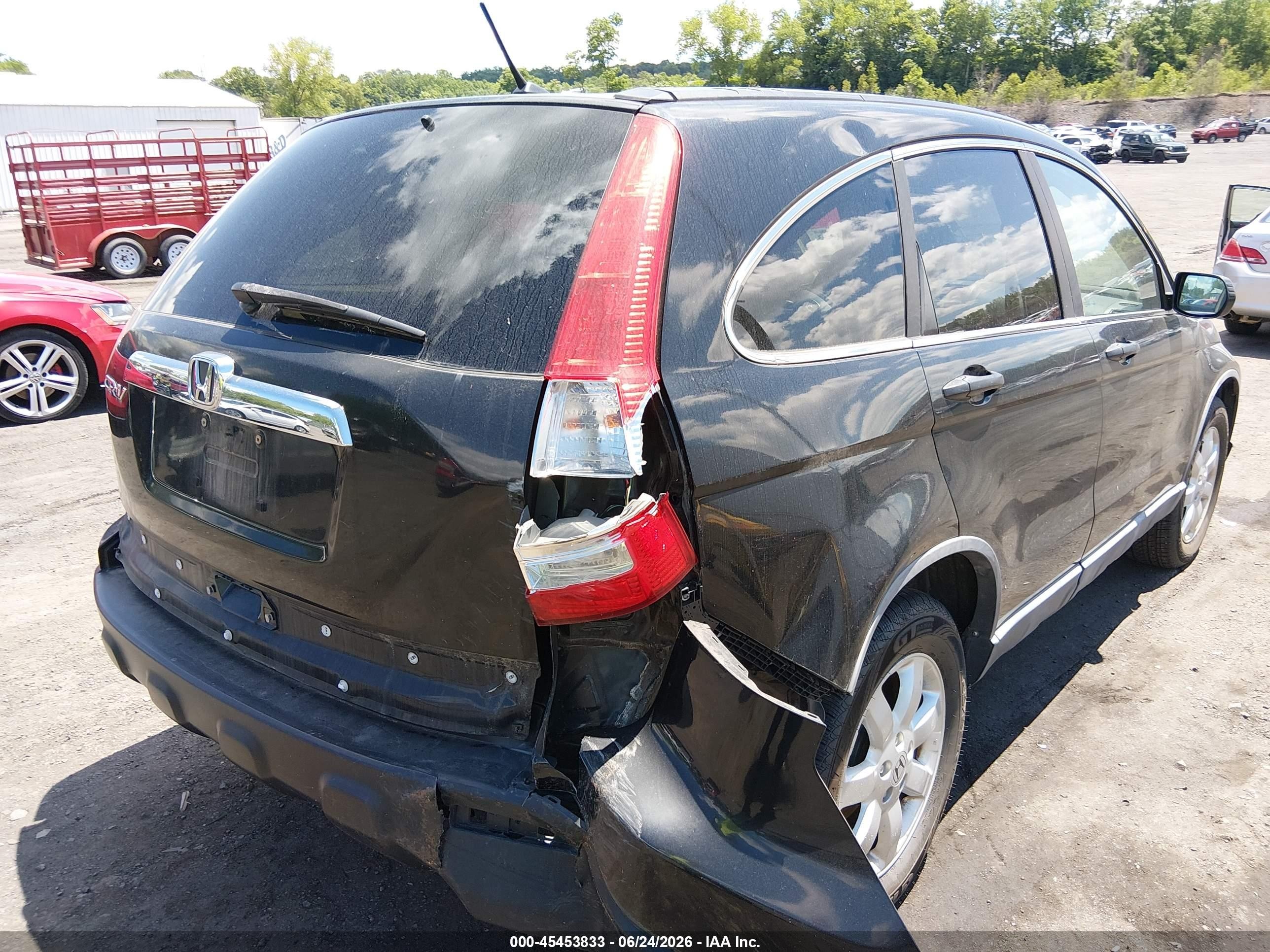 2009 Honda Cr-v Ex Black vin: 5J6RE48529L044538