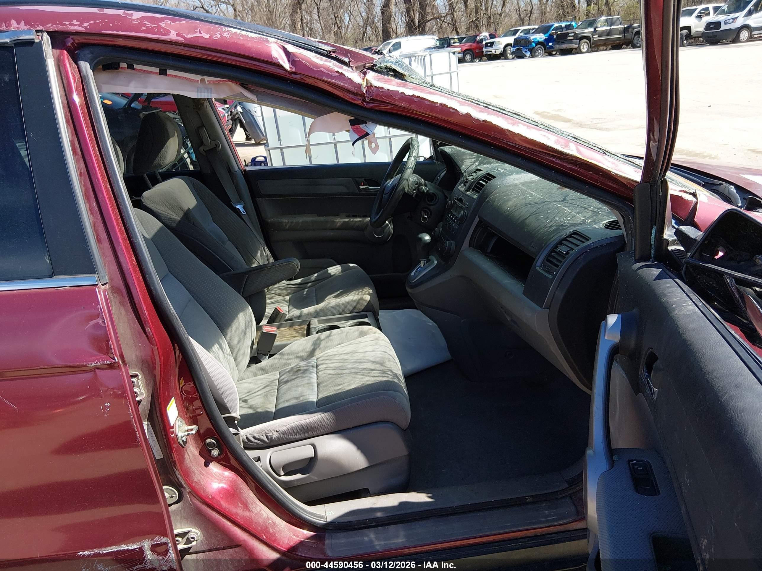 2007 Honda Cr-v Ex Burgundy vin: 5J6RE48537L004045