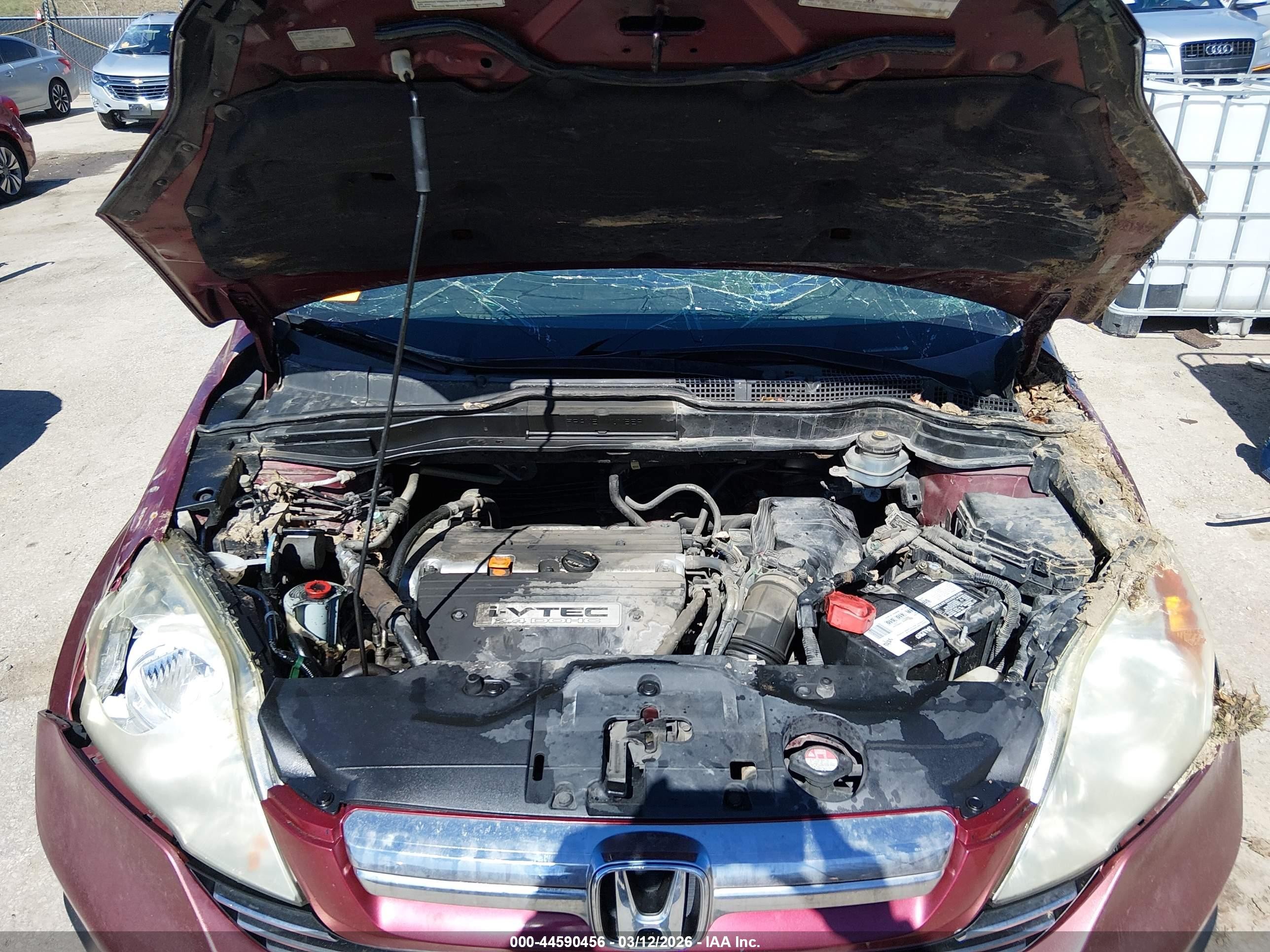 2007 Honda Cr-v Ex Burgundy vin: 5J6RE48537L004045