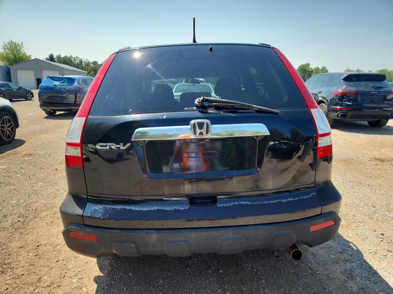 2007 Honda Cr-v Ex Black vin: 5J6RE48537L800777