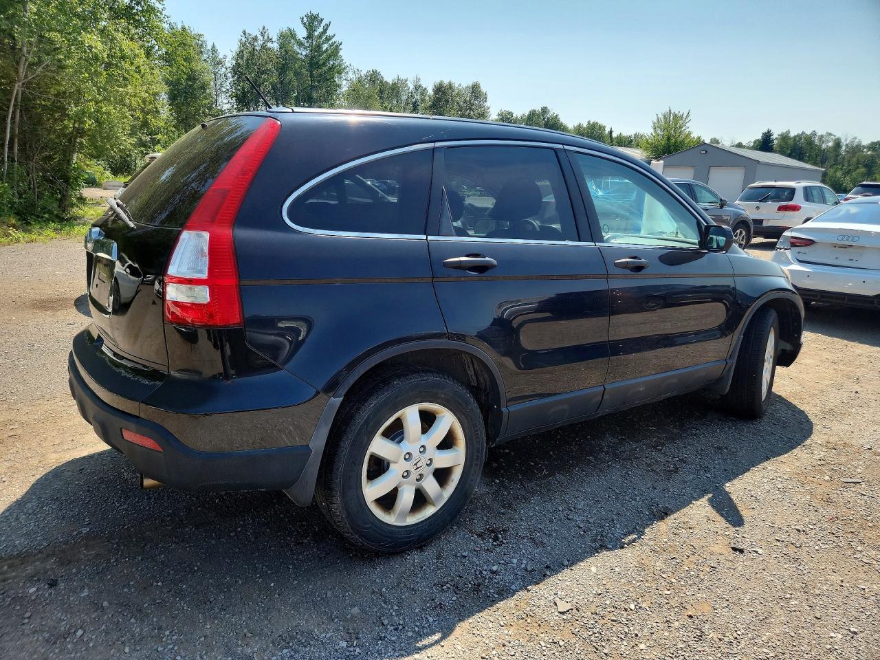 2007 Honda Cr-v Ex Black vin: 5J6RE48537L800777