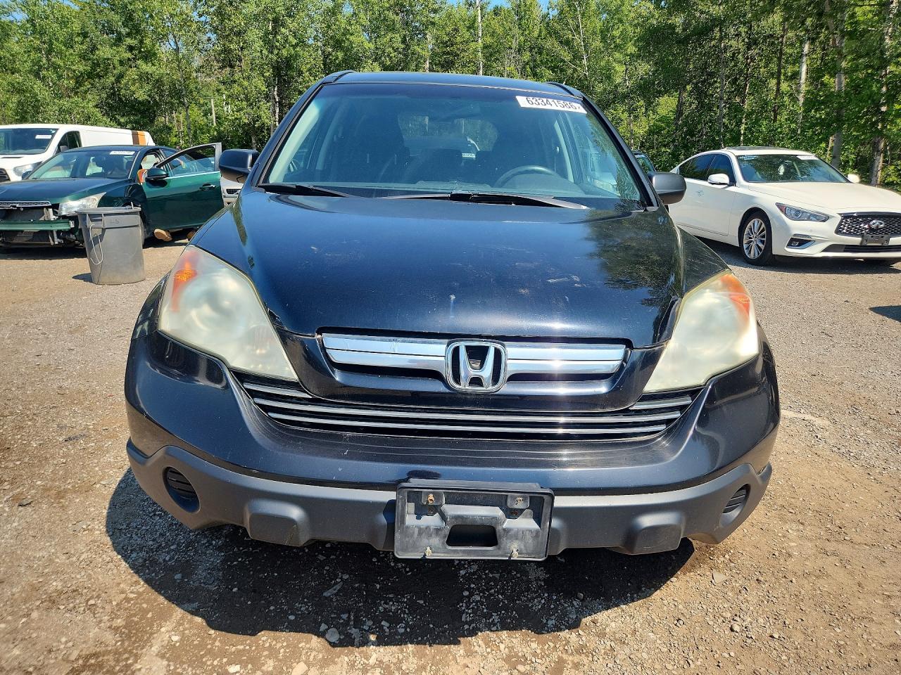 2007 Honda Cr-v Ex Black vin: 5J6RE48537L800777