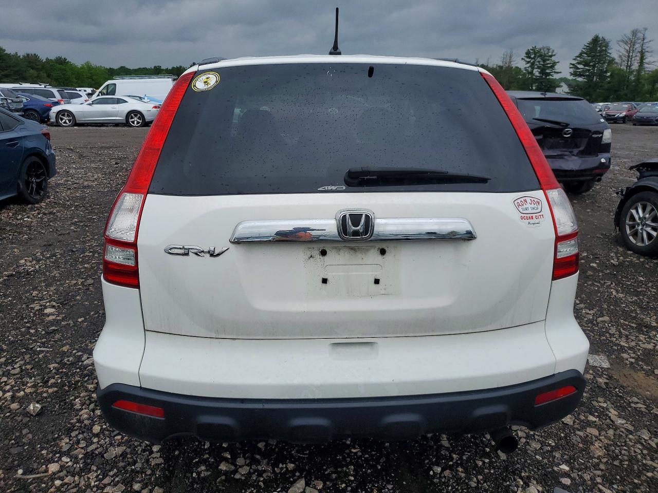 2008 Honda Cr-v Ex White vin: 5J6RE48538L000305