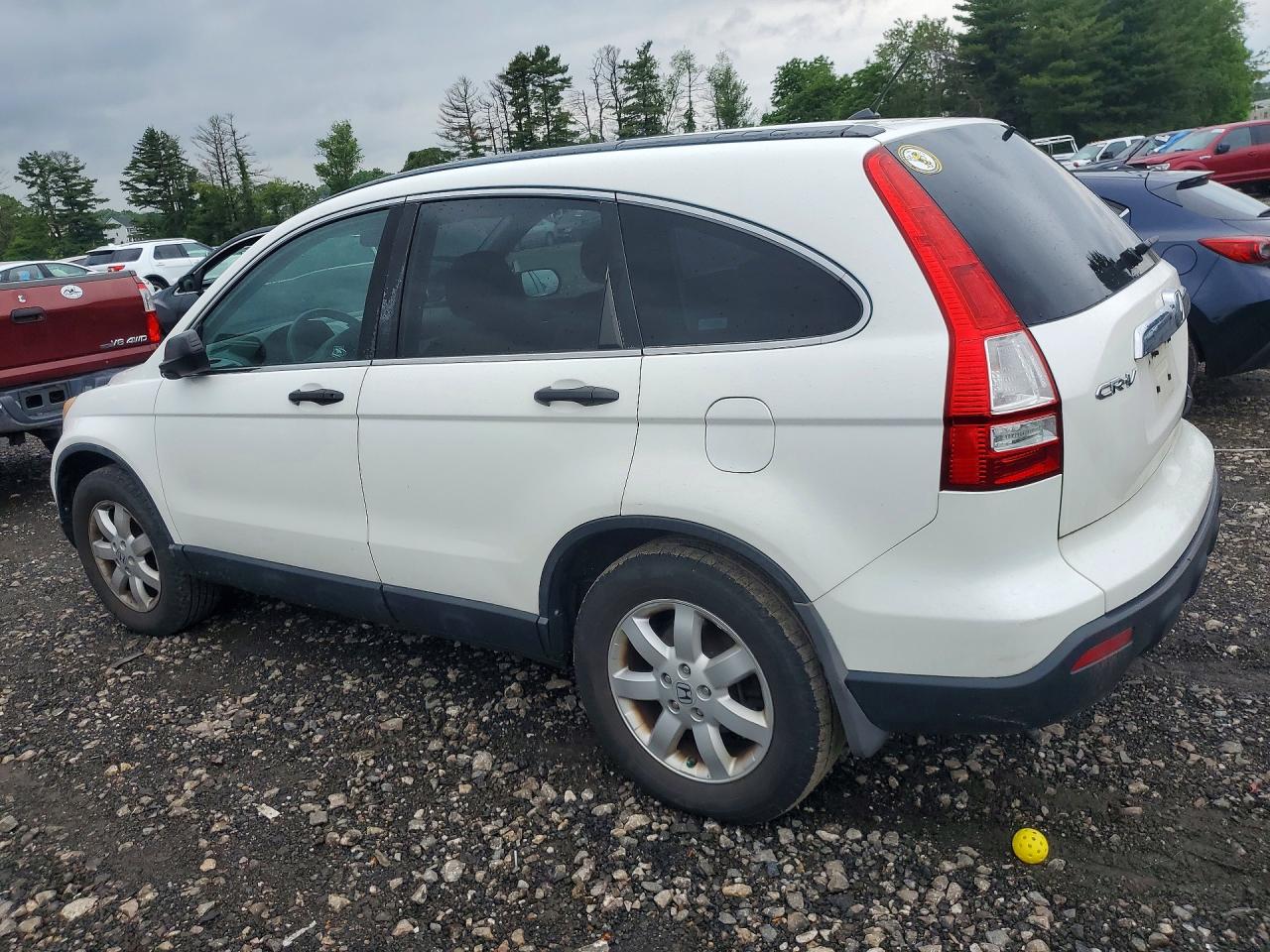 2008 Honda Cr-v Ex White vin: 5J6RE48538L000305