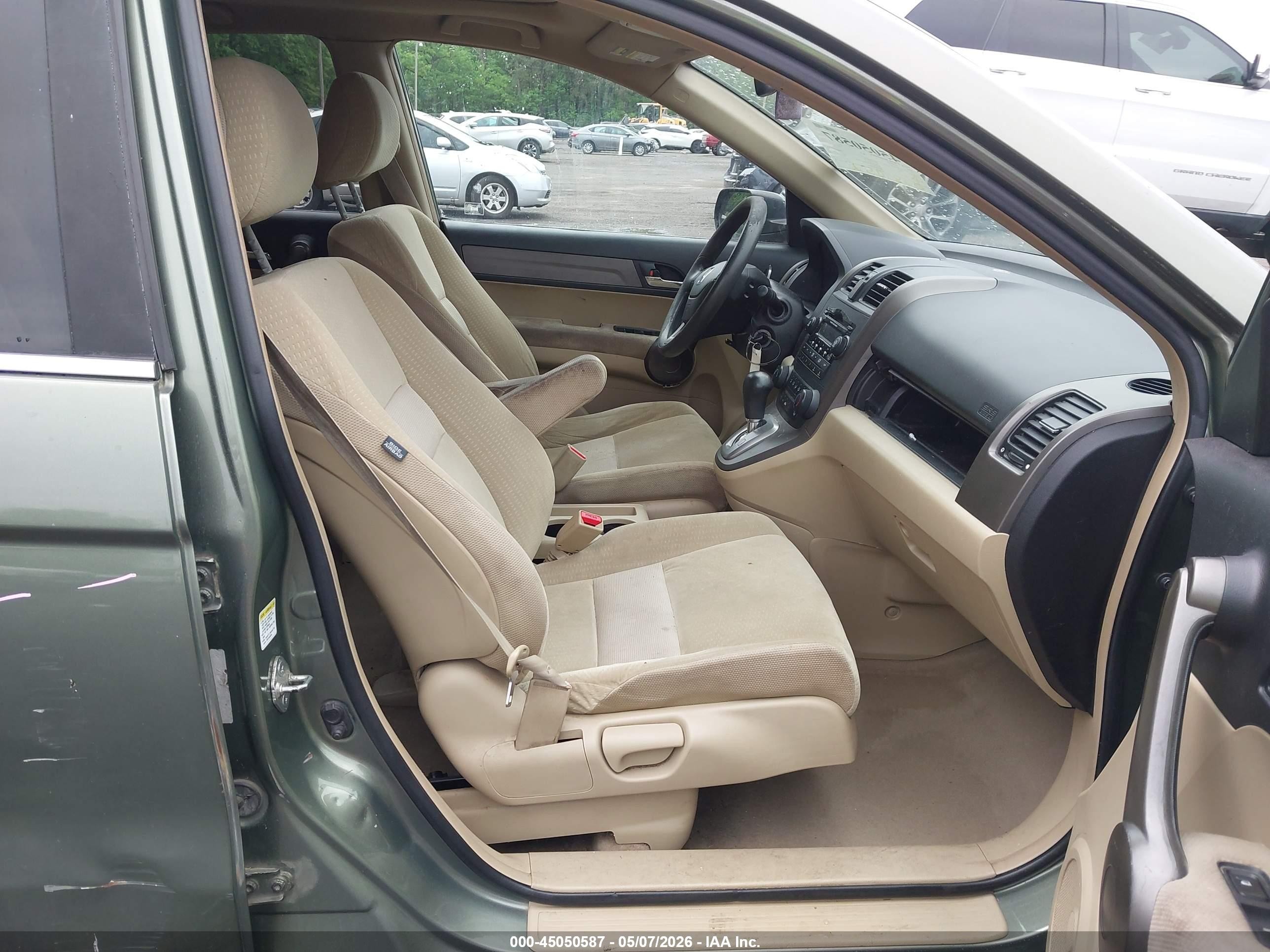 2008 Honda Cr-v Ex Green vin: 5J6RE48538L007044