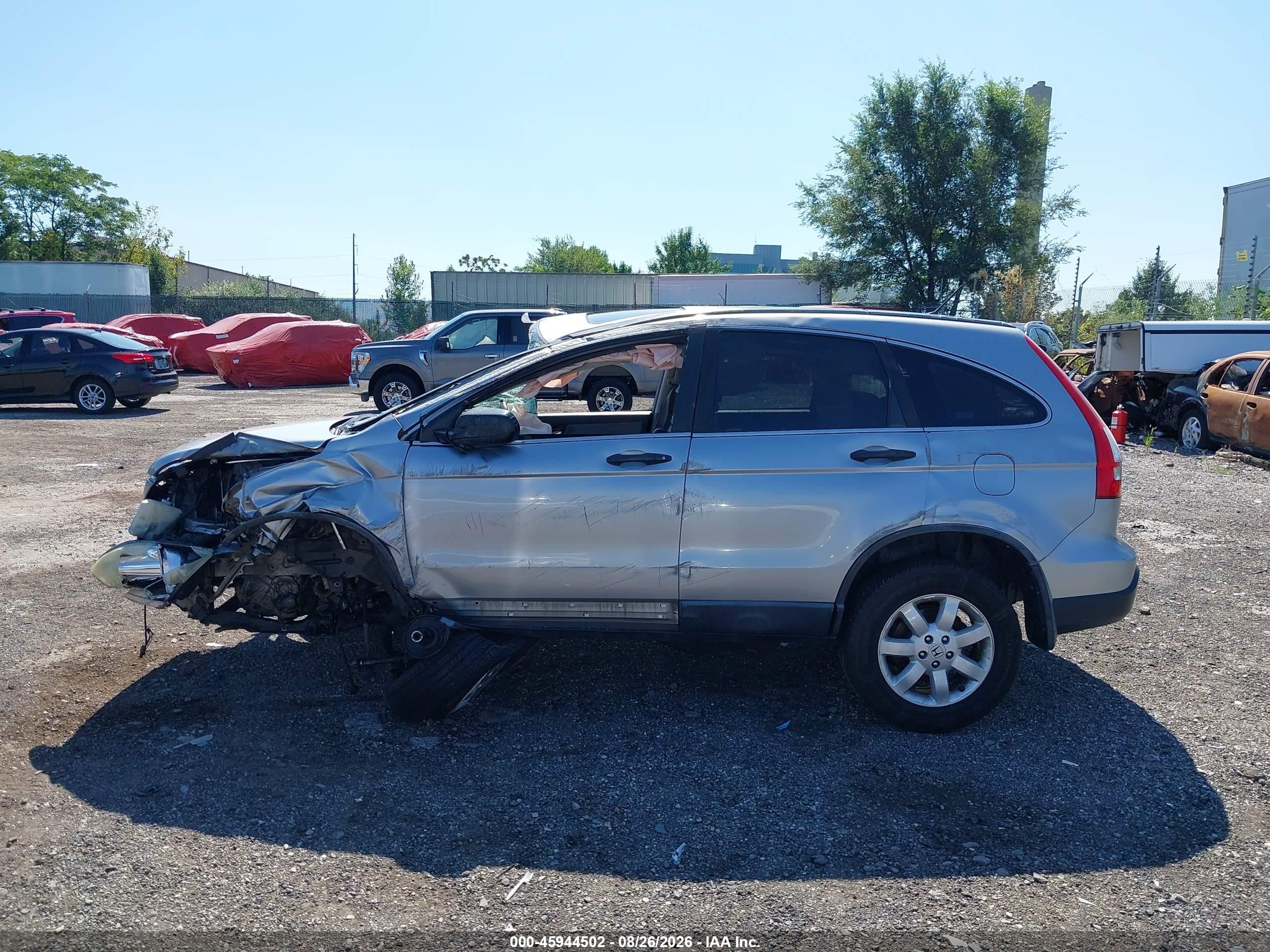 2008 Honda Cr-v Ex Silver vin: 5J6RE48538L010834