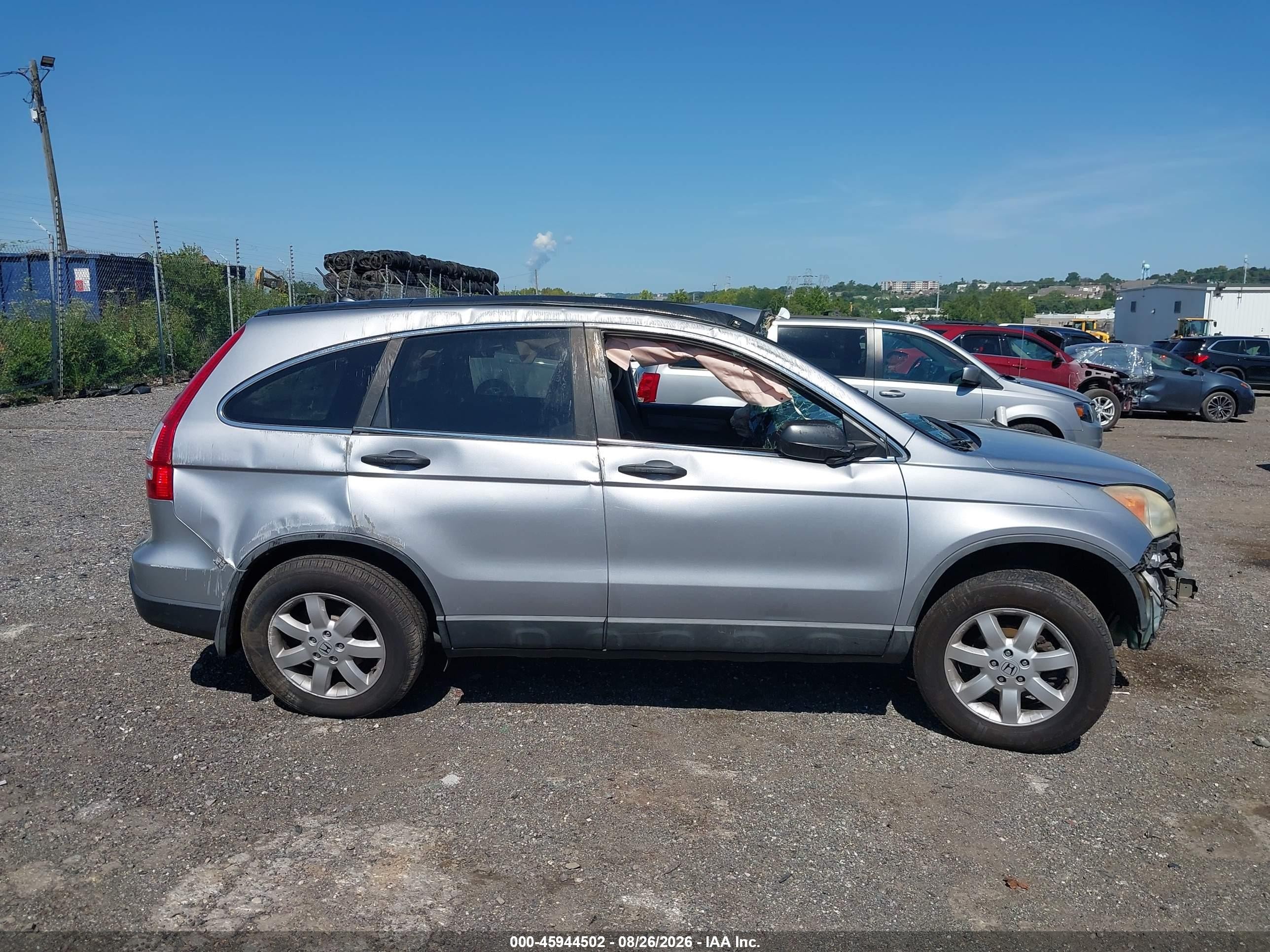 2008 Honda Cr-v Ex Silver vin: 5J6RE48538L010834