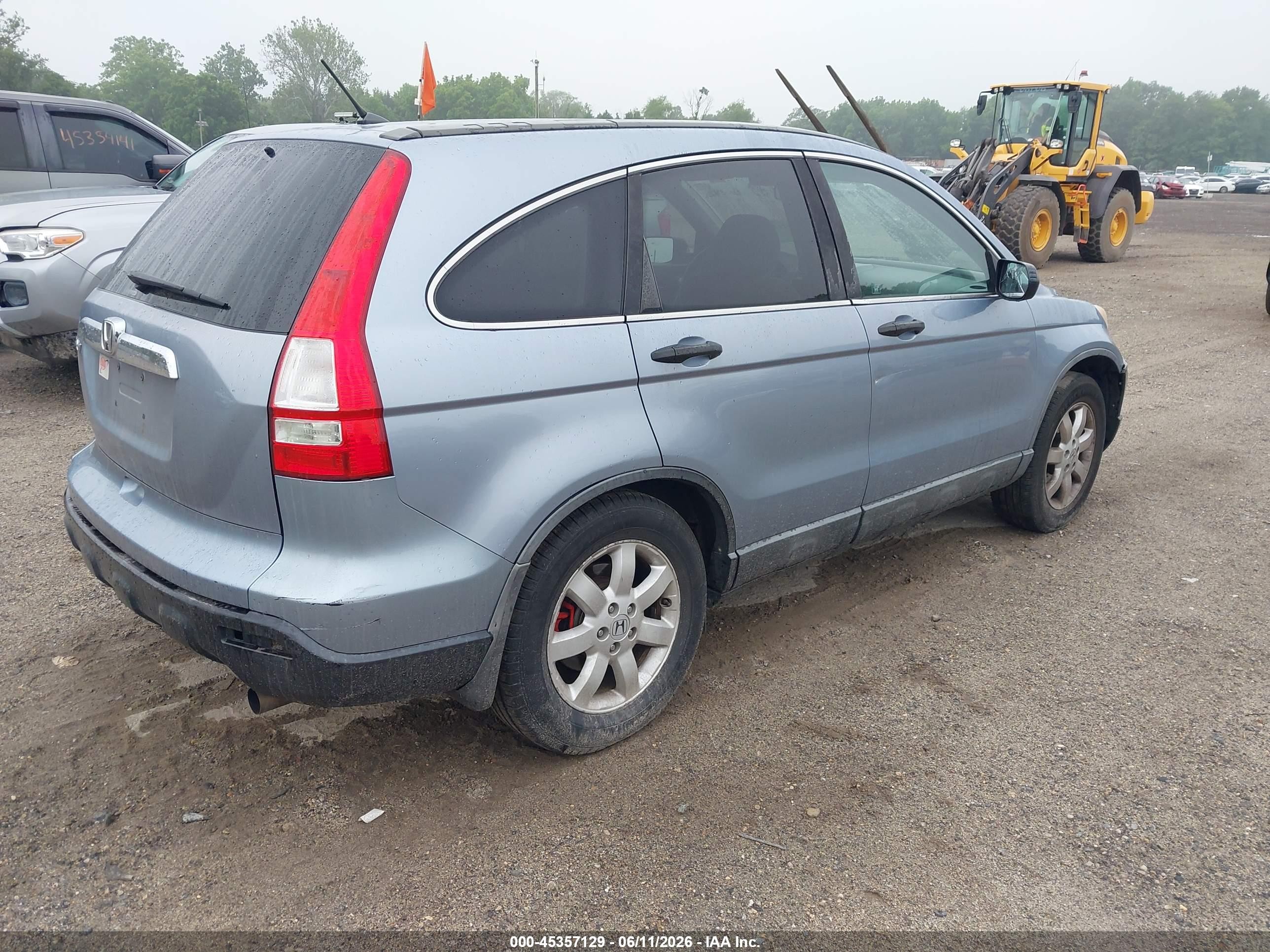 2008 Honda Cr-v Ex Blue vin: 5J6RE48538L015239