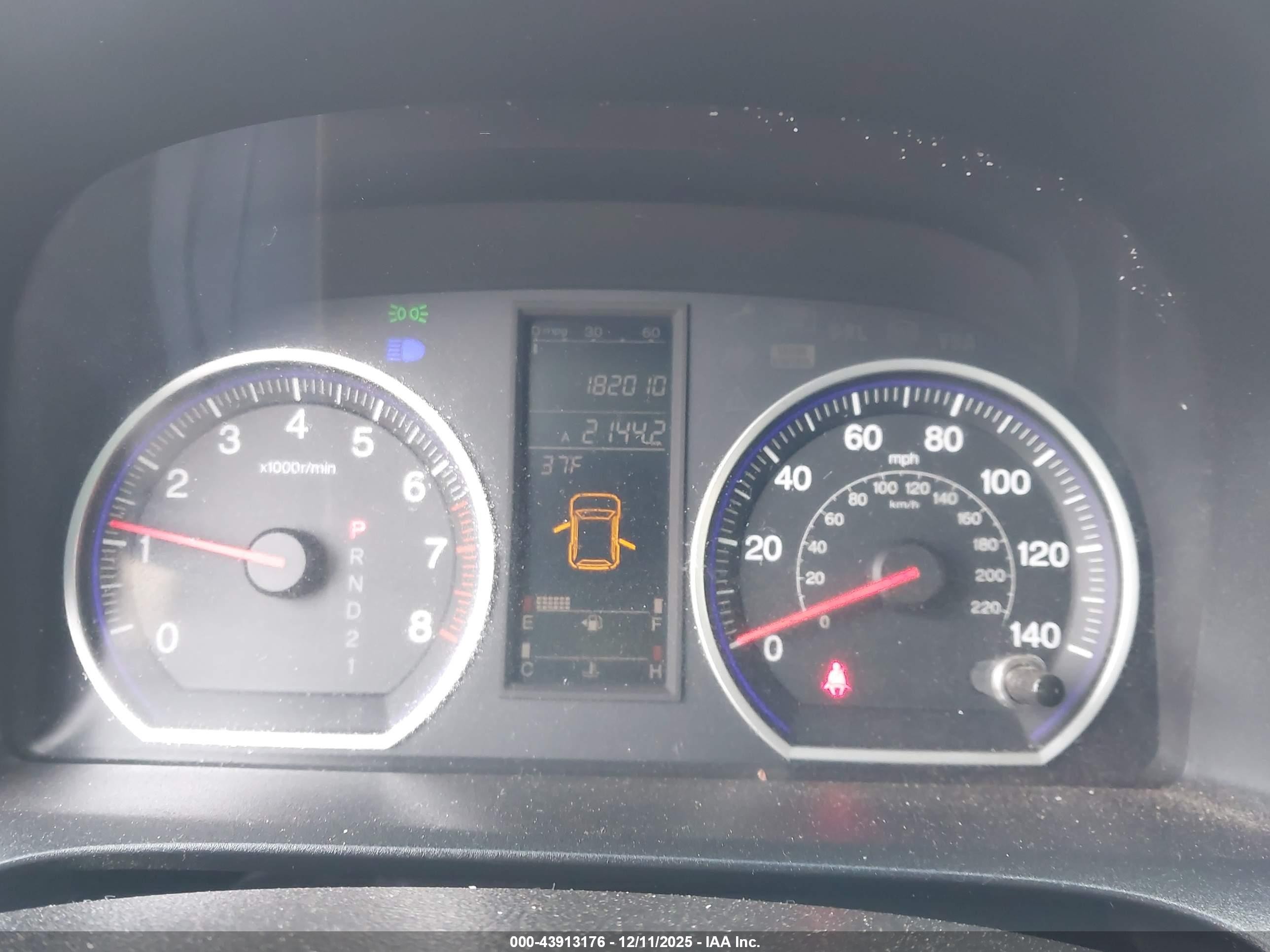 2008 Honda Cr-v Ex Blue vin: 5J6RE48538L024653