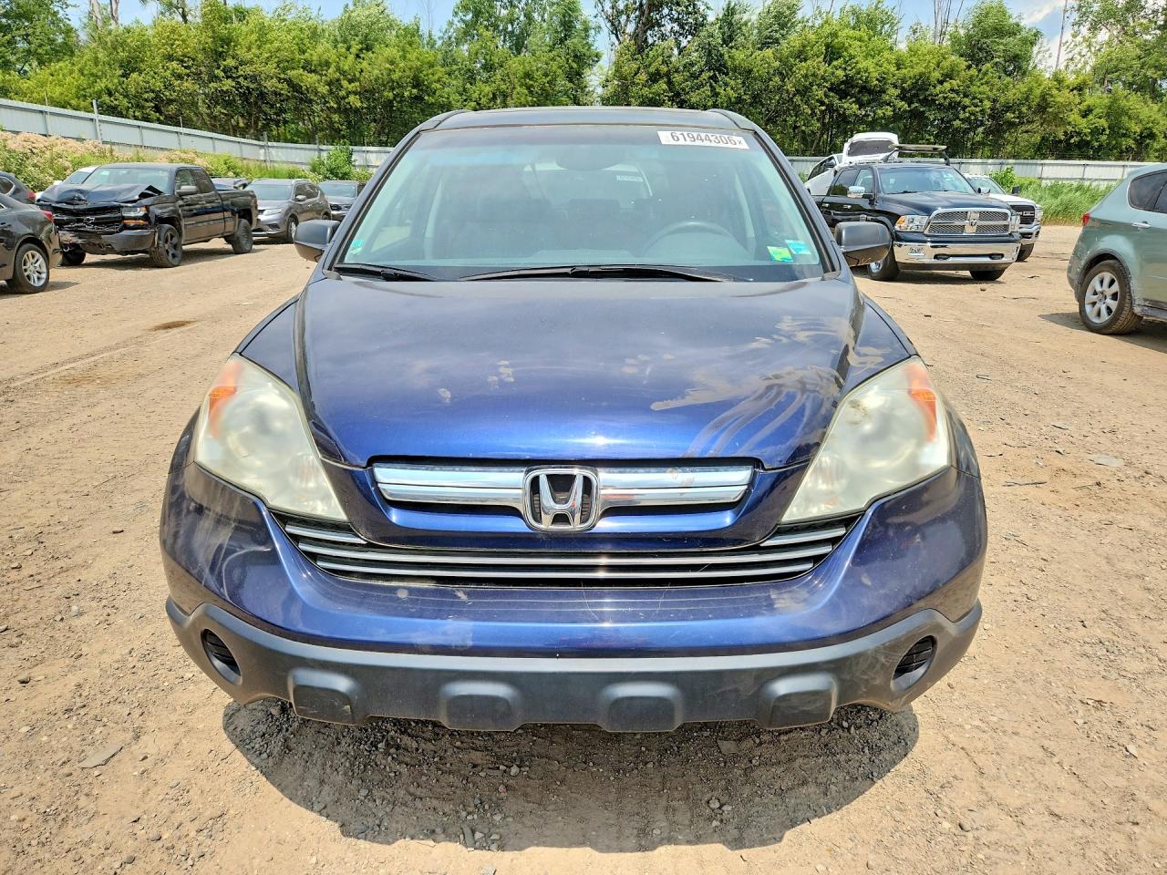 2009 Honda Cr-v Ex Blue vin: 5J6RE48539L013265