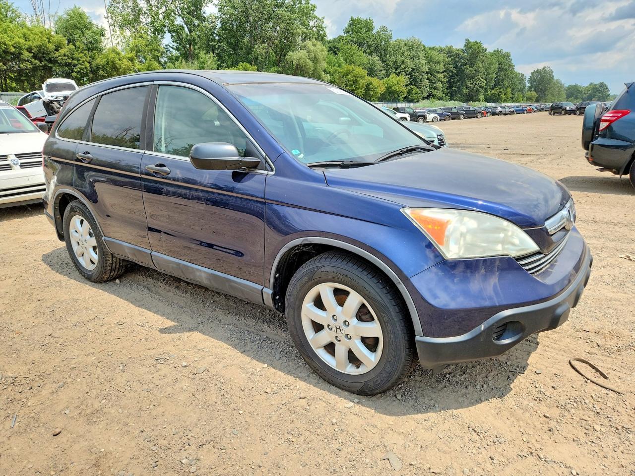 2009 Honda Cr-v Ex Blue vin: 5J6RE48539L013265