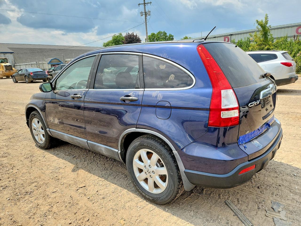 2009 Honda Cr-v Ex Blue vin: 5J6RE48539L013265
