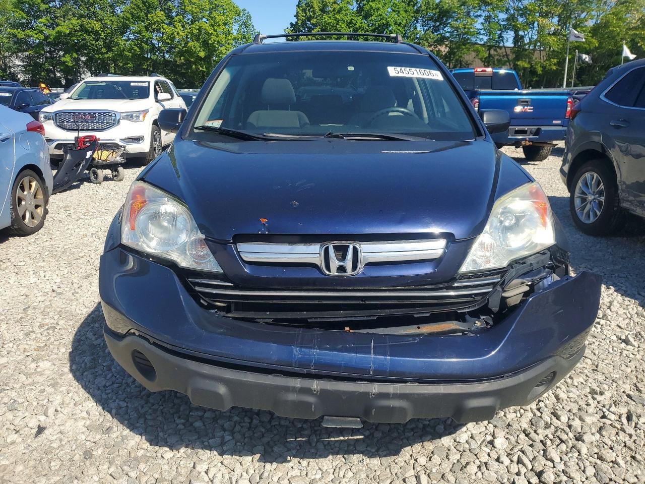 2009 Honda Cr-v Ex Blue vin: 5J6RE48539L041017