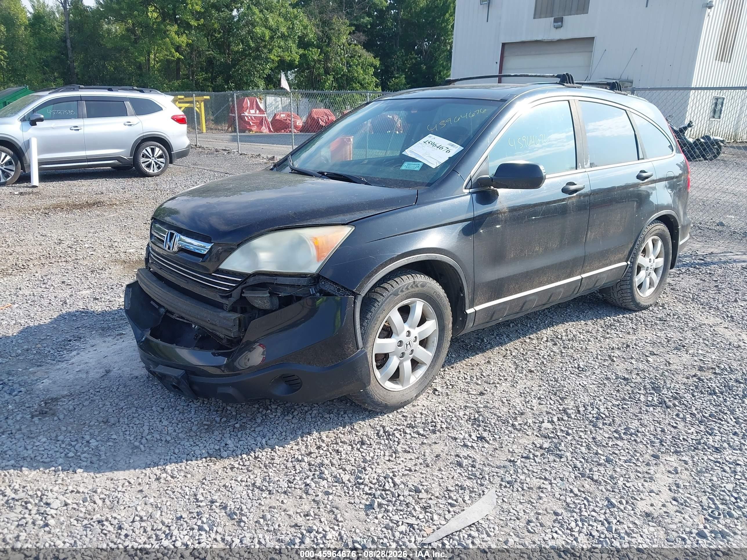 2009 Honda Cr-v Ex Черный vin: 5J6RE48539L043690