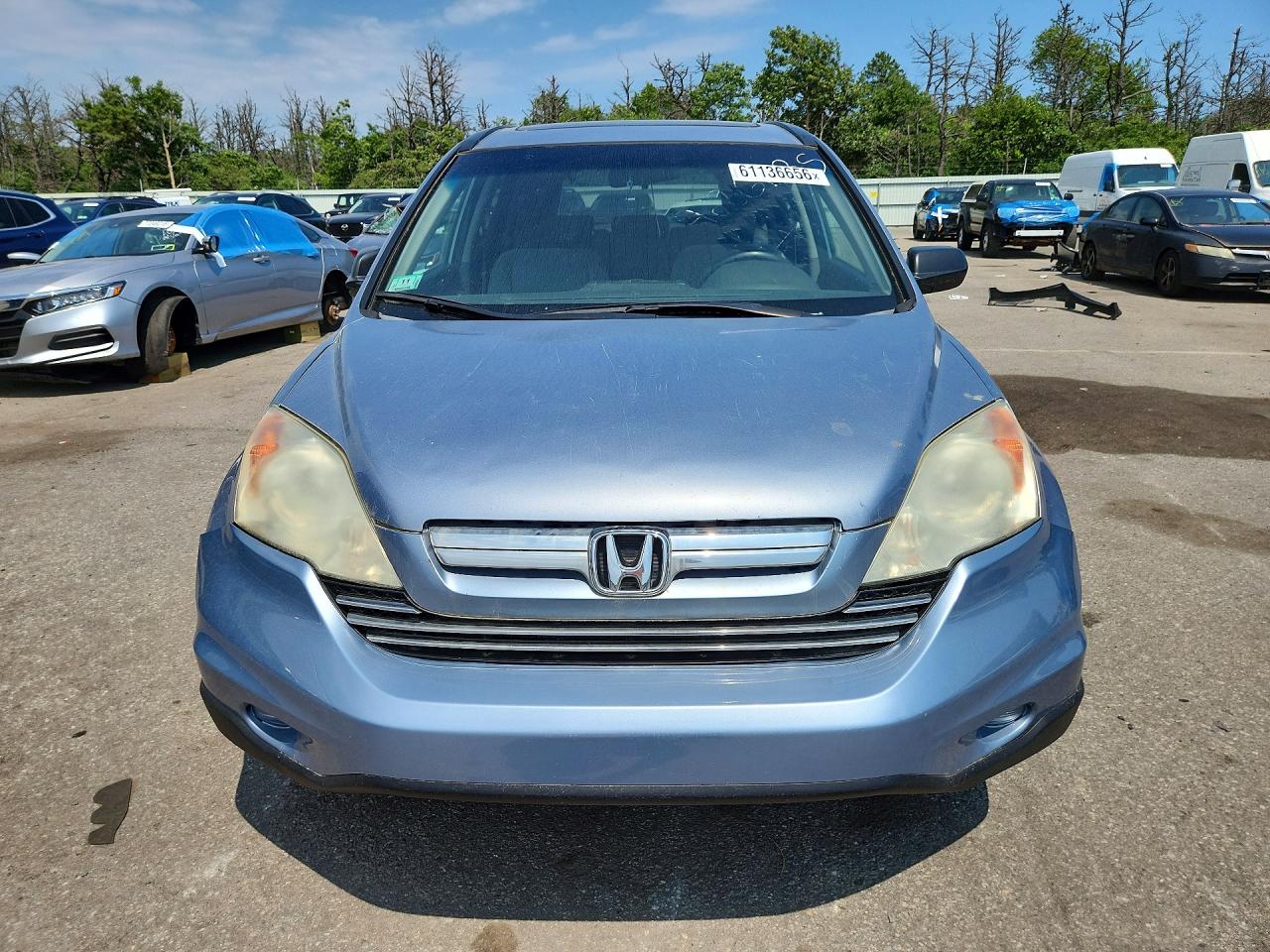 2009 Honda Cr-v Ex Silver vin: 5J6RE48539L055483