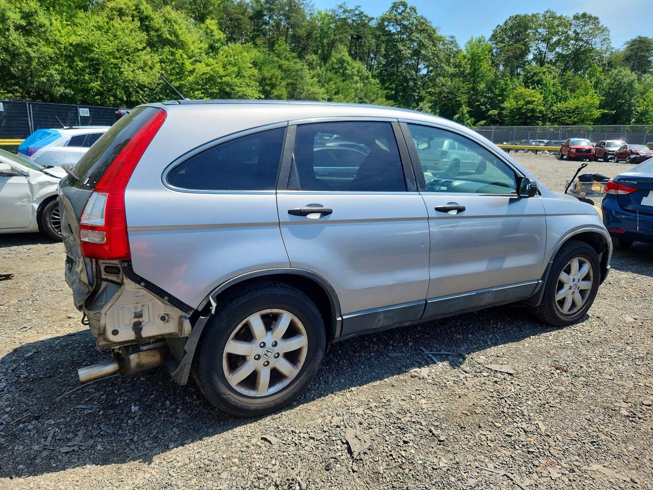 2008 Honda Cr-v Ex Silver vin: 5J6RE48548L008915