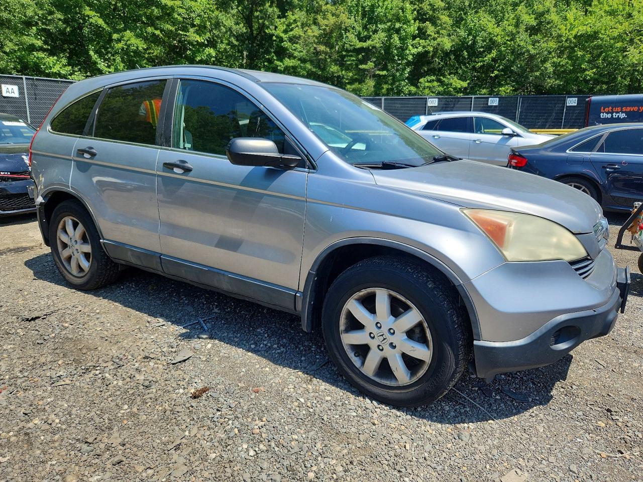 2008 Honda Cr-v Ex Silver vin: 5J6RE48548L008915