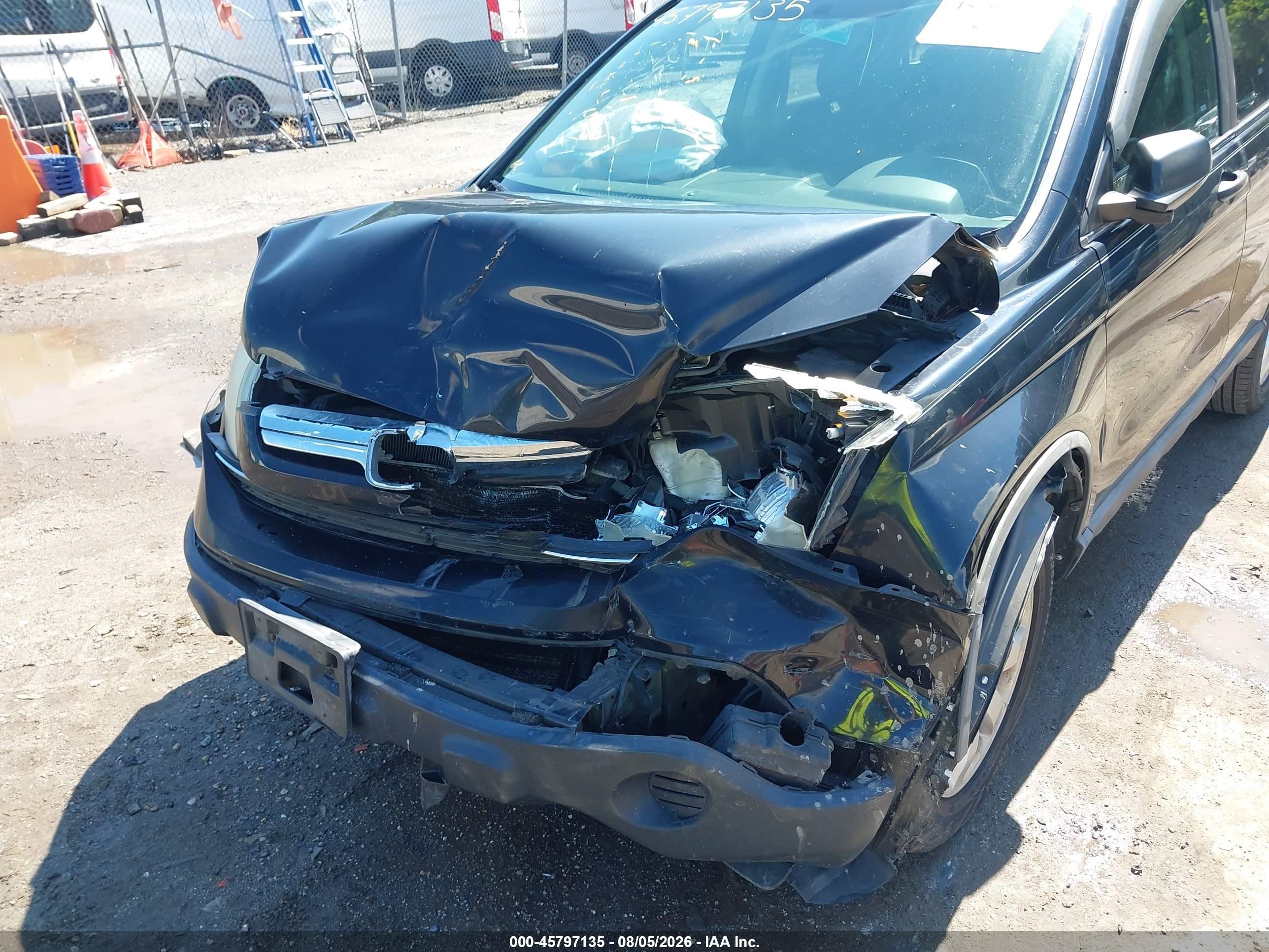 2008 Honda Cr-v Ex Black vin: 5J6RE48548L026363