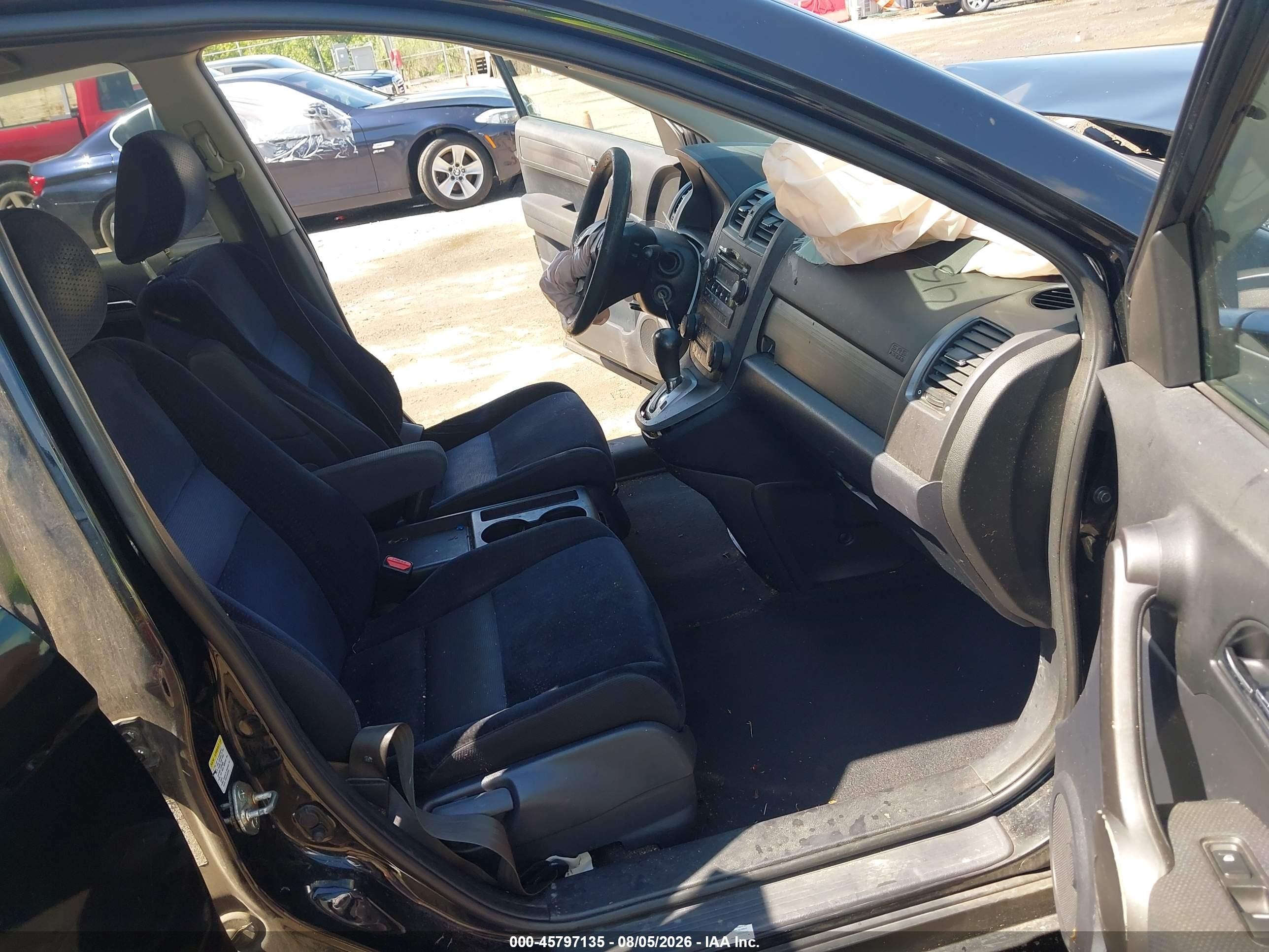 2008 Honda Cr-v Ex Black vin: 5J6RE48548L026363
